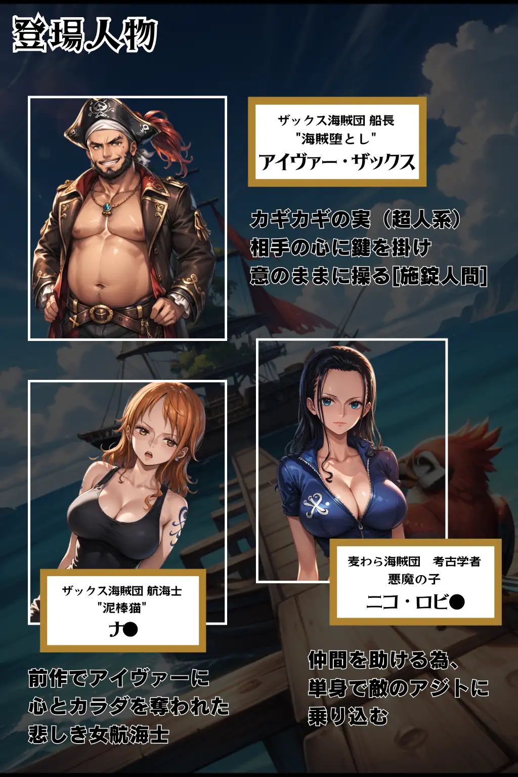 巨乳海賊狩り 2 〜三角木馬乱れ咲く百花繚乱〜 2ページ