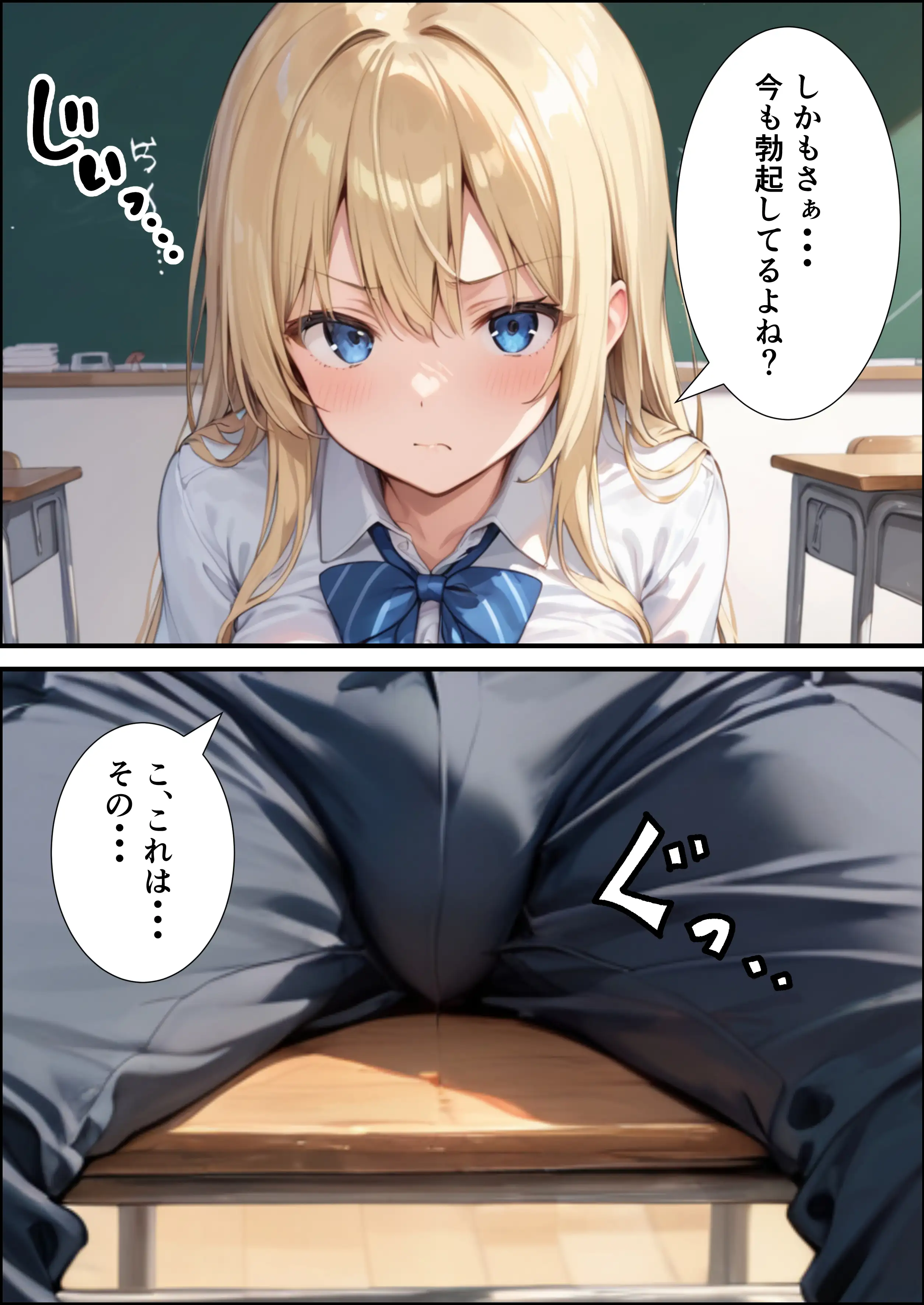 陰キャの俺が隣の席のギャルJKの爆乳を眺めてたら襲われた話【体験版20P】 11ページ