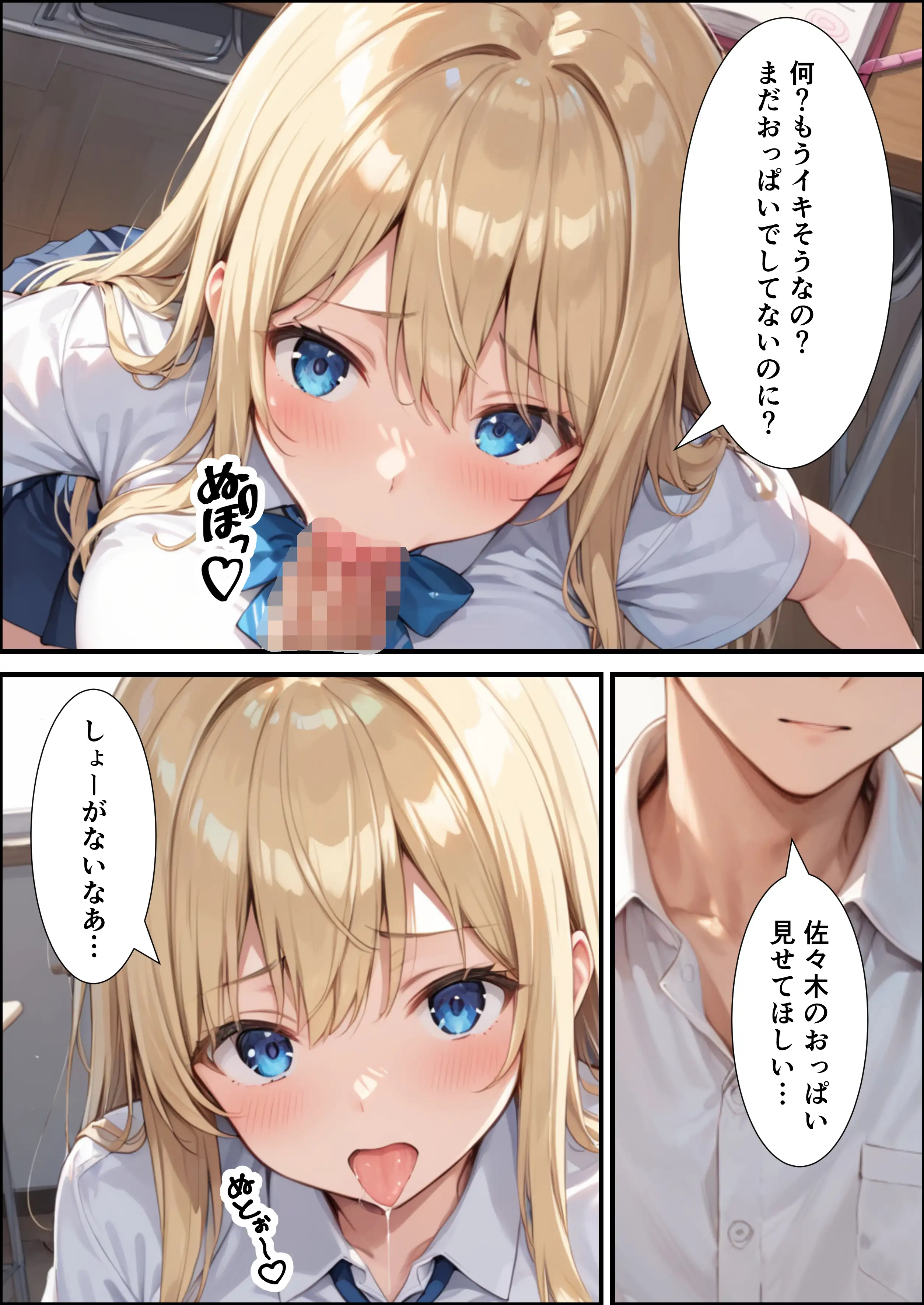 陰キャの俺が隣の席のギャルJKの爆乳を眺めてたら襲われた話【体験版20P】 20ページ