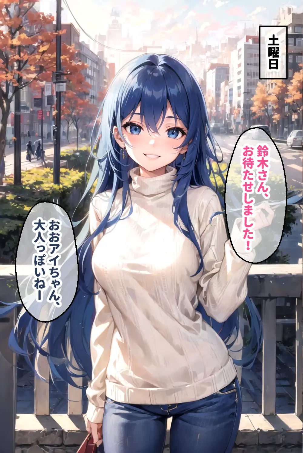 看板娘アイちゃん 「私、お店のためなら何でもします。」 オジサマ達の肉便器 7ページ