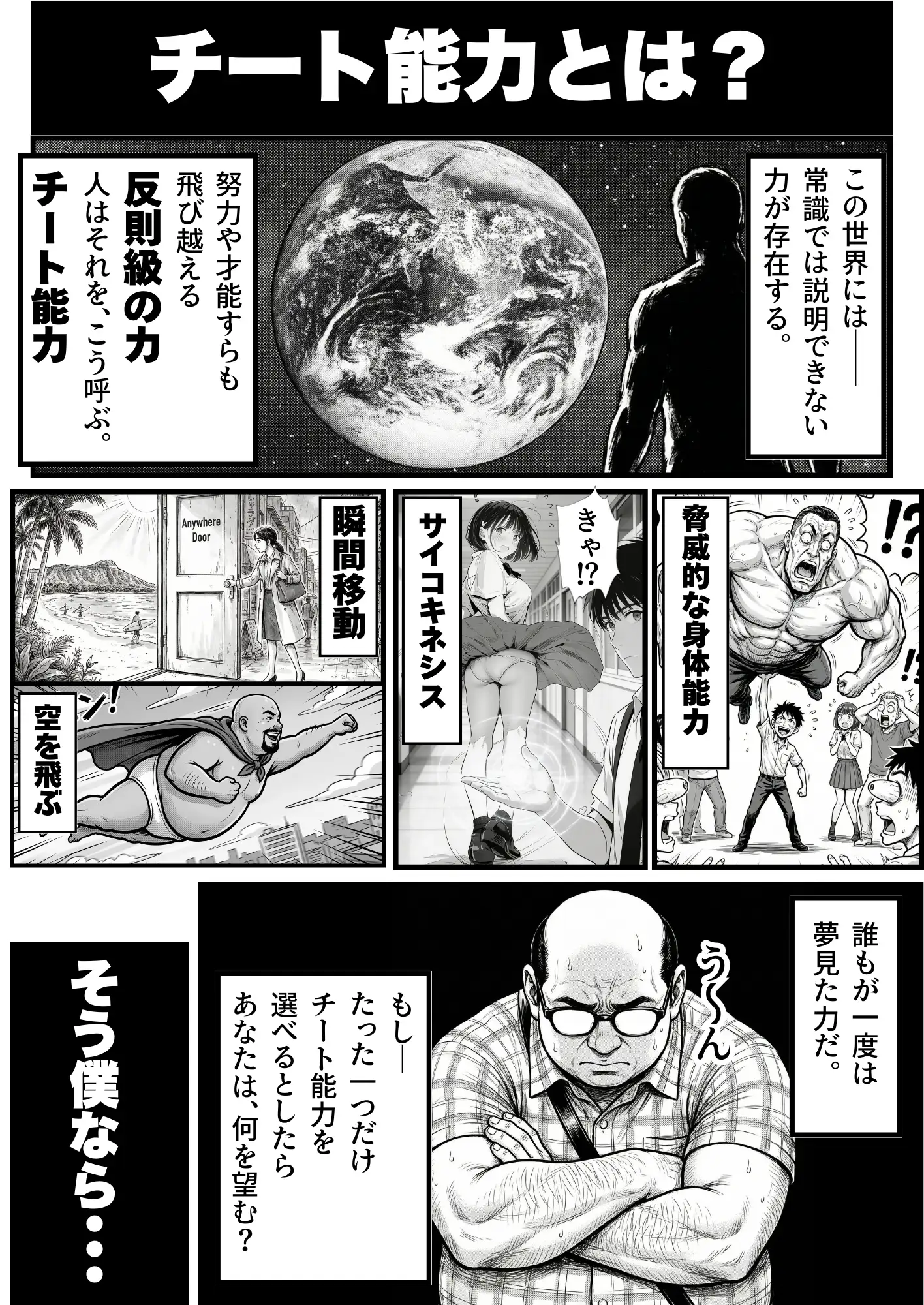 操作系チート能力に覚醒したメタボおじさんが最強スマホで美少女種付け性活 2ページ