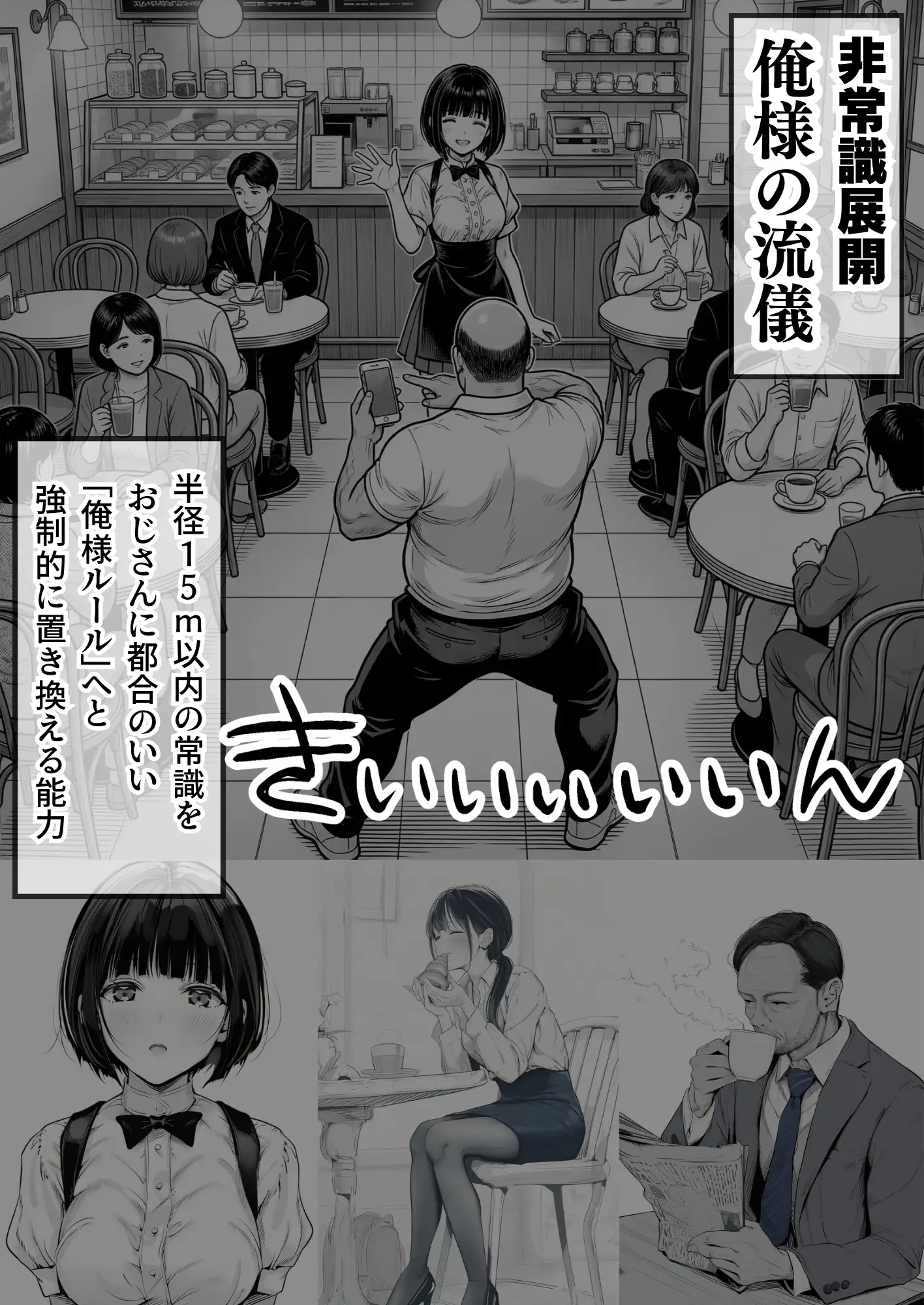 操作系チート能力に覚醒したメタボおじさんが最強スマホで美少女種付け性活 6ページ