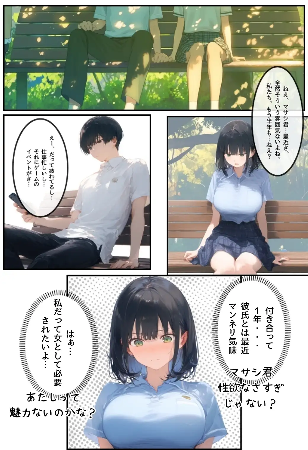 とんでも！ボッキーマン。〜彼氏の前で彼女を寝取ってボッキー！の巻〜 3ページ