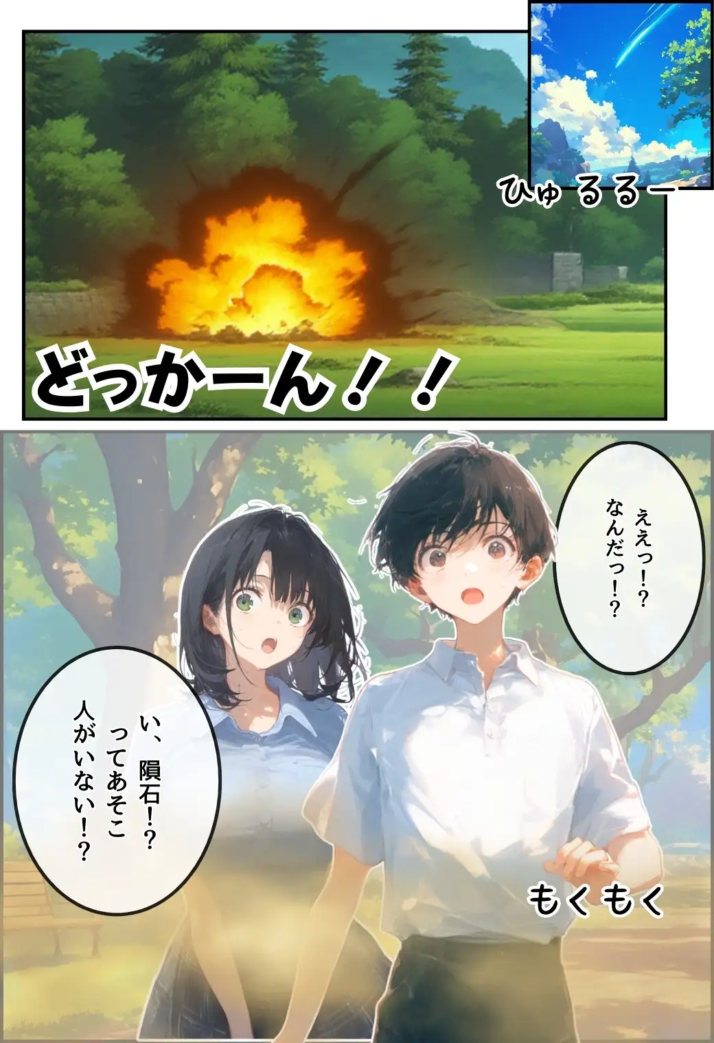 とんでも！ボッキーマン。〜彼氏の前で彼女を寝取ってボッキー！の巻〜 4ページ