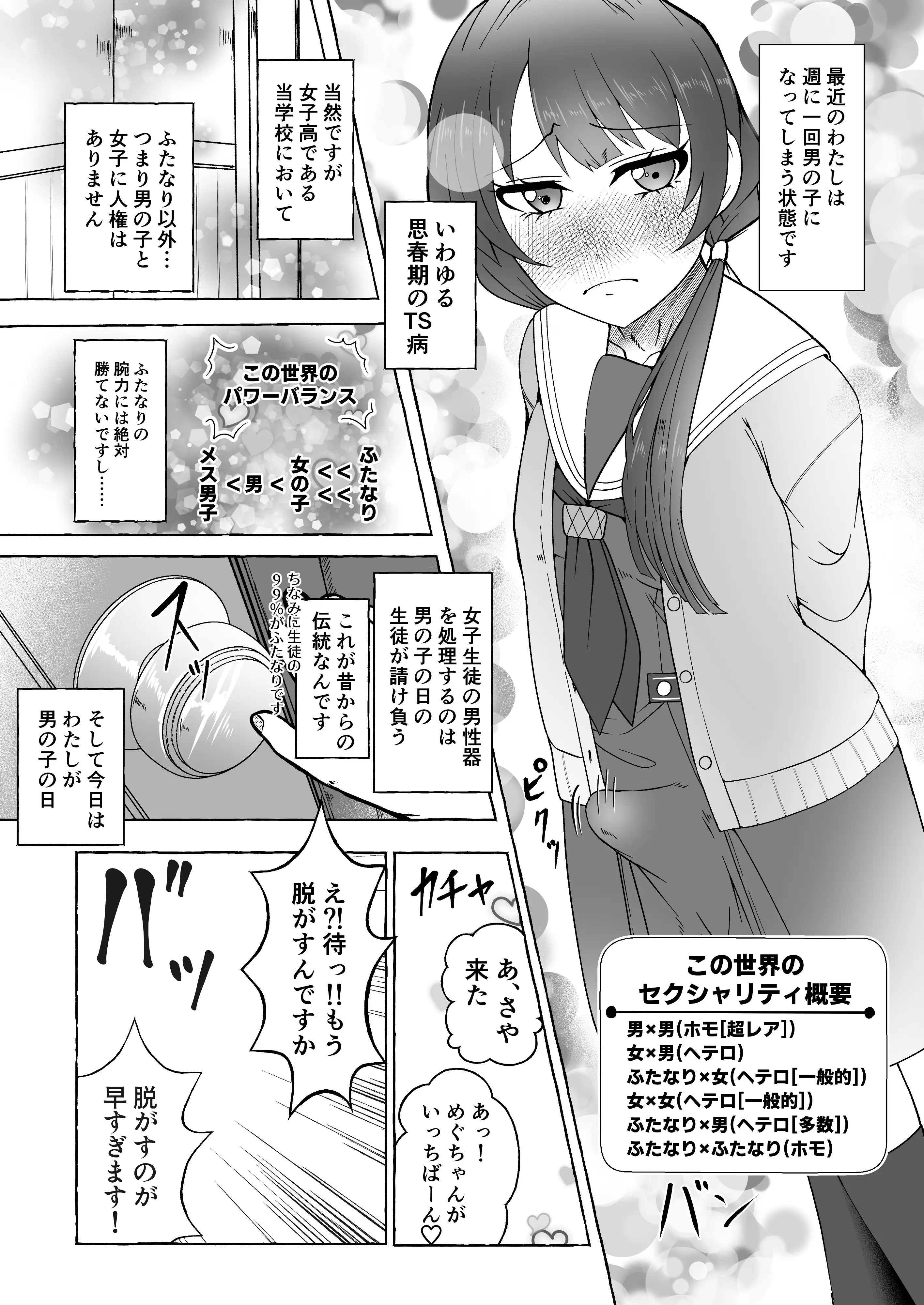 今日の私は男の子ですから！！ 2ページ