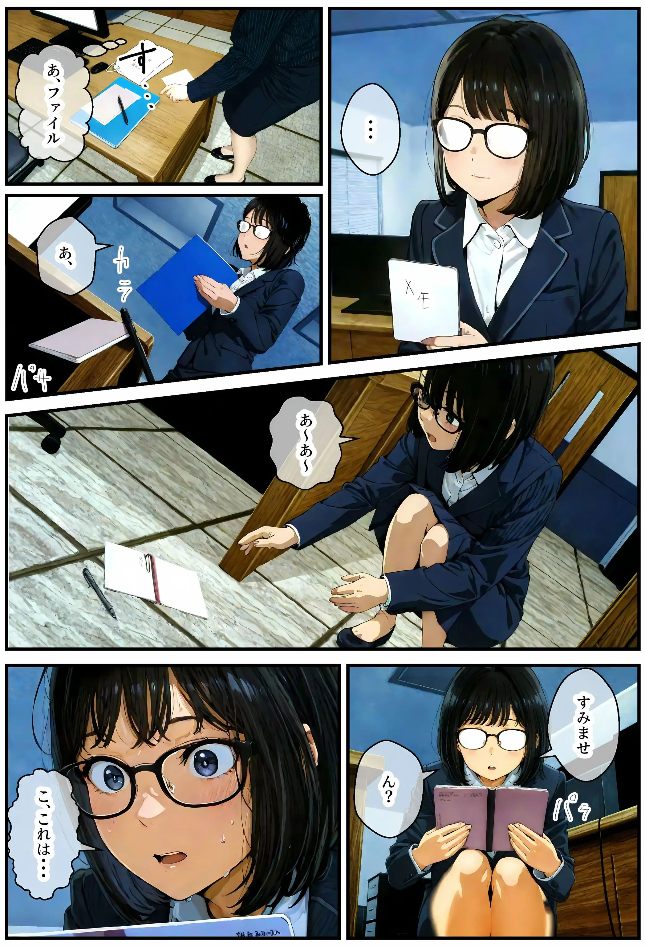 地味でオタクな後輩とエロ漫画を作ることになったんだが 4ページ