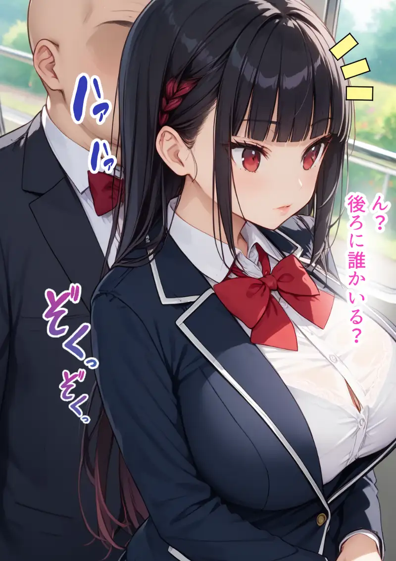 種付けおじさんに痴●された件 爆乳JK編 8ページ