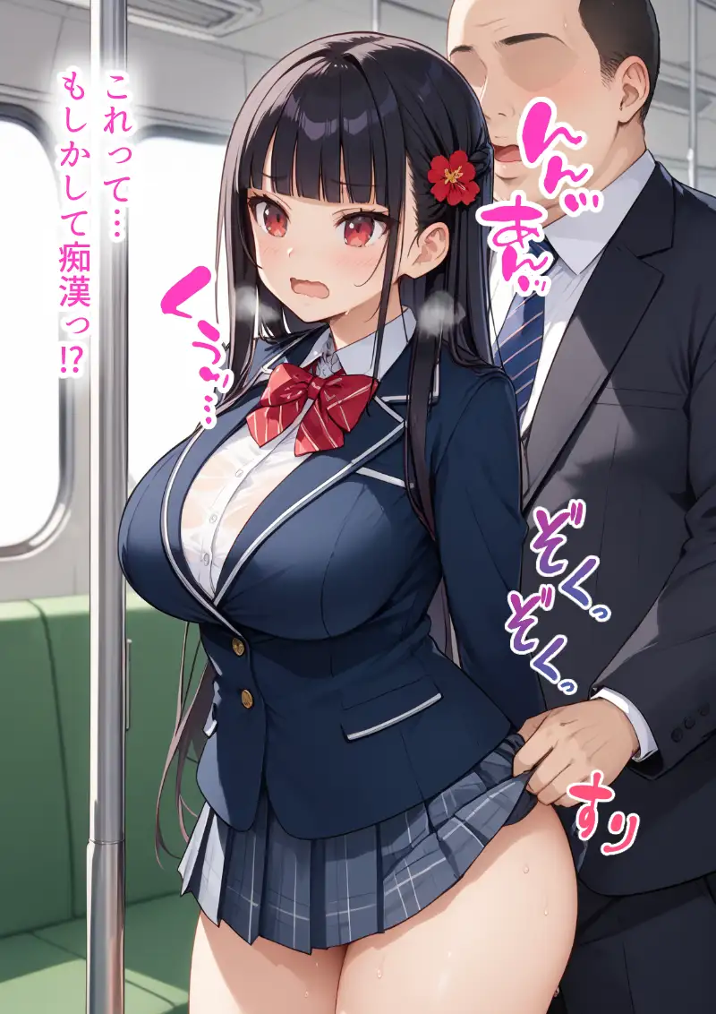 種付けおじさんに痴●された件 爆乳JK編 10ページ