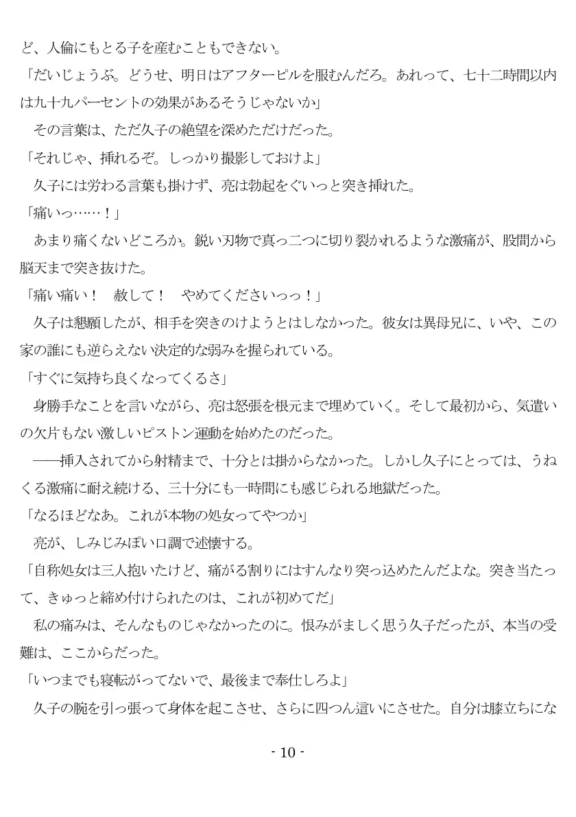 800万円のDVR:1淫虐調教編 11ページ