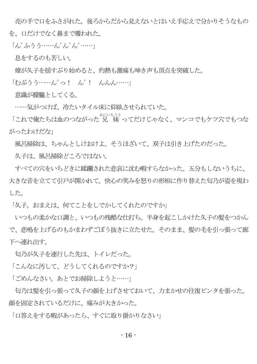 800万円のDVR:1淫虐調教編 17ページ