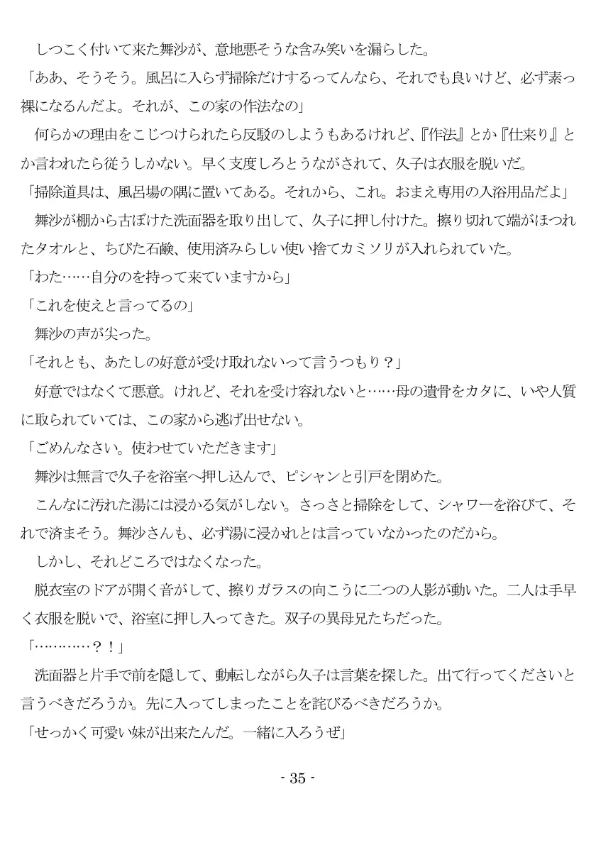 800万円のDVR:1淫虐調教編 36ページ