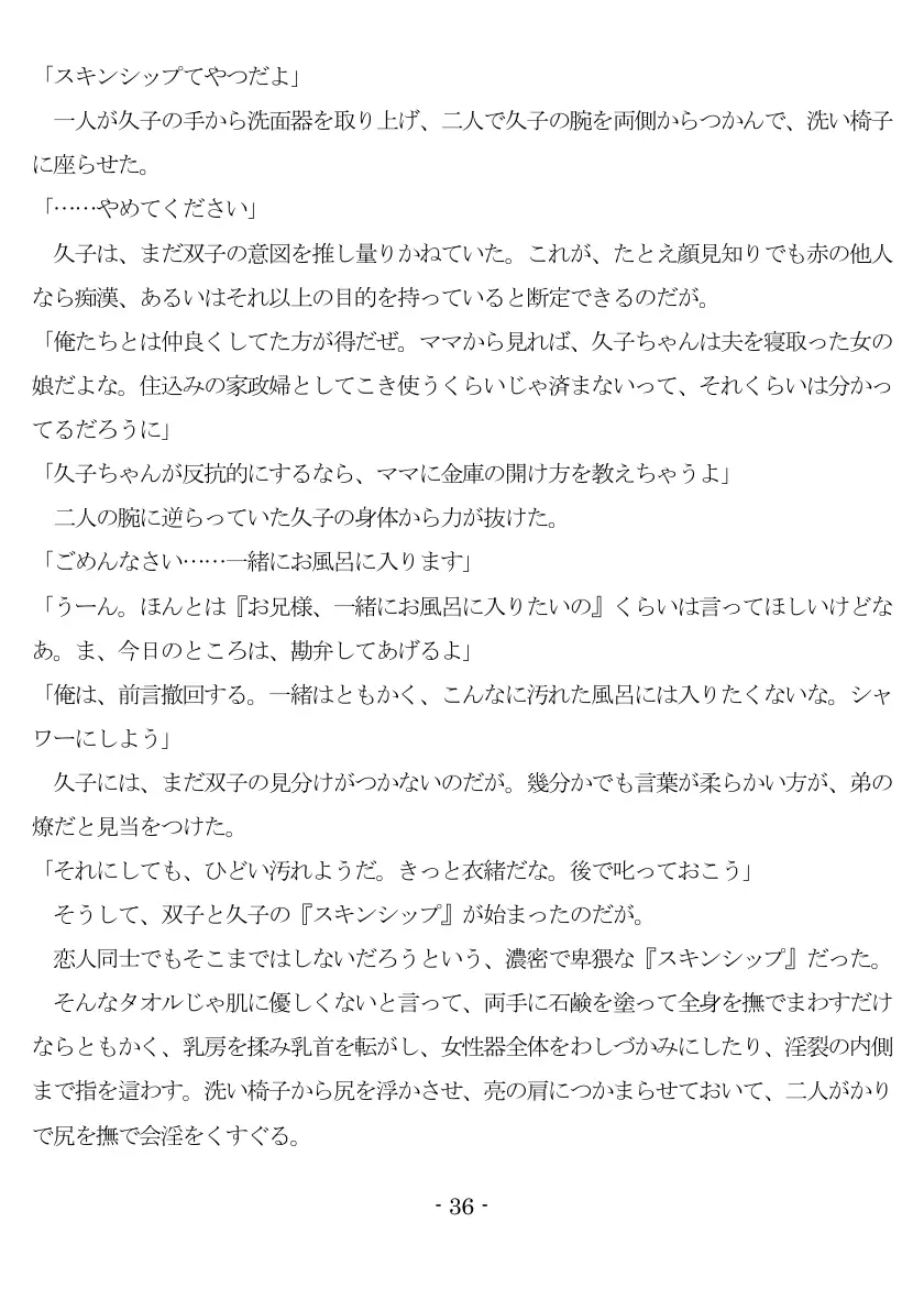 800万円のDVR:1淫虐調教編 37ページ