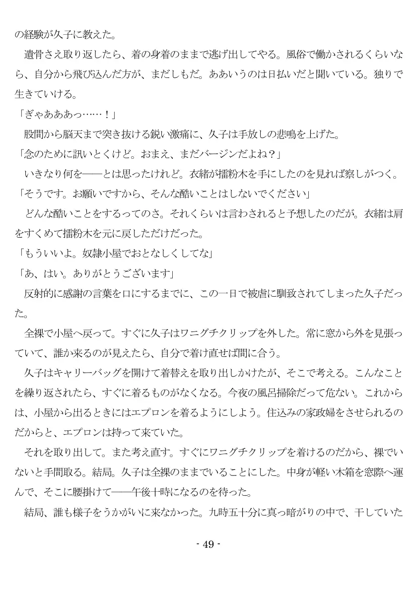 800万円のDVR:1淫虐調教編 50ページ