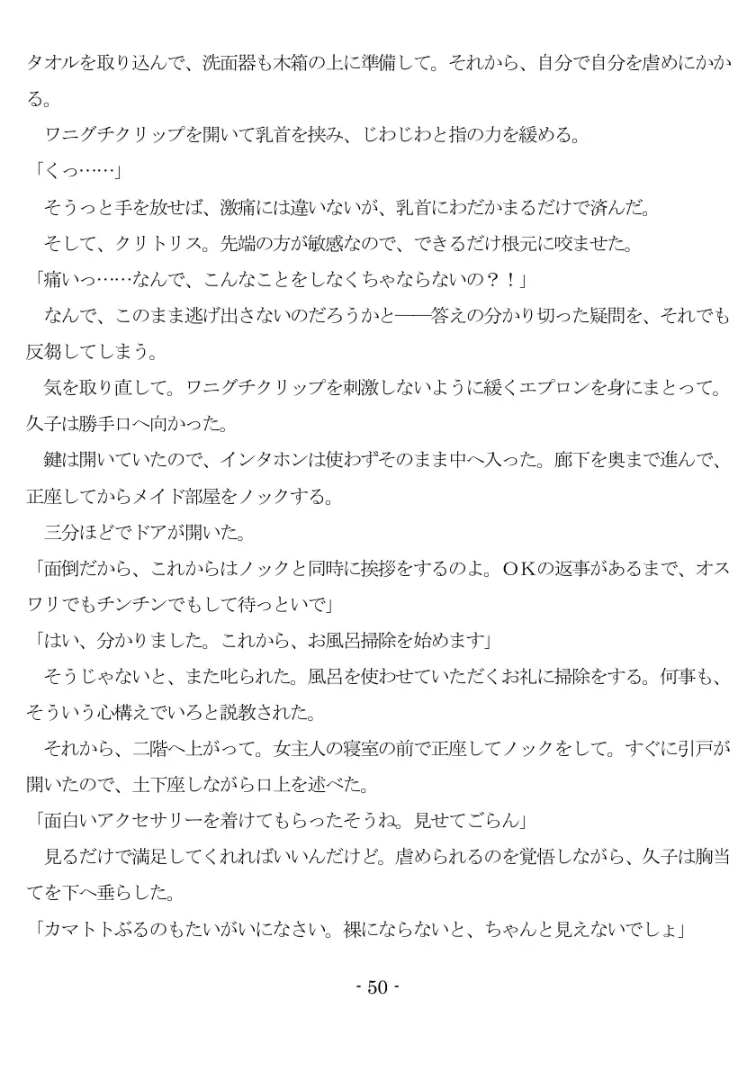800万円のDVR:1淫虐調教編 51ページ