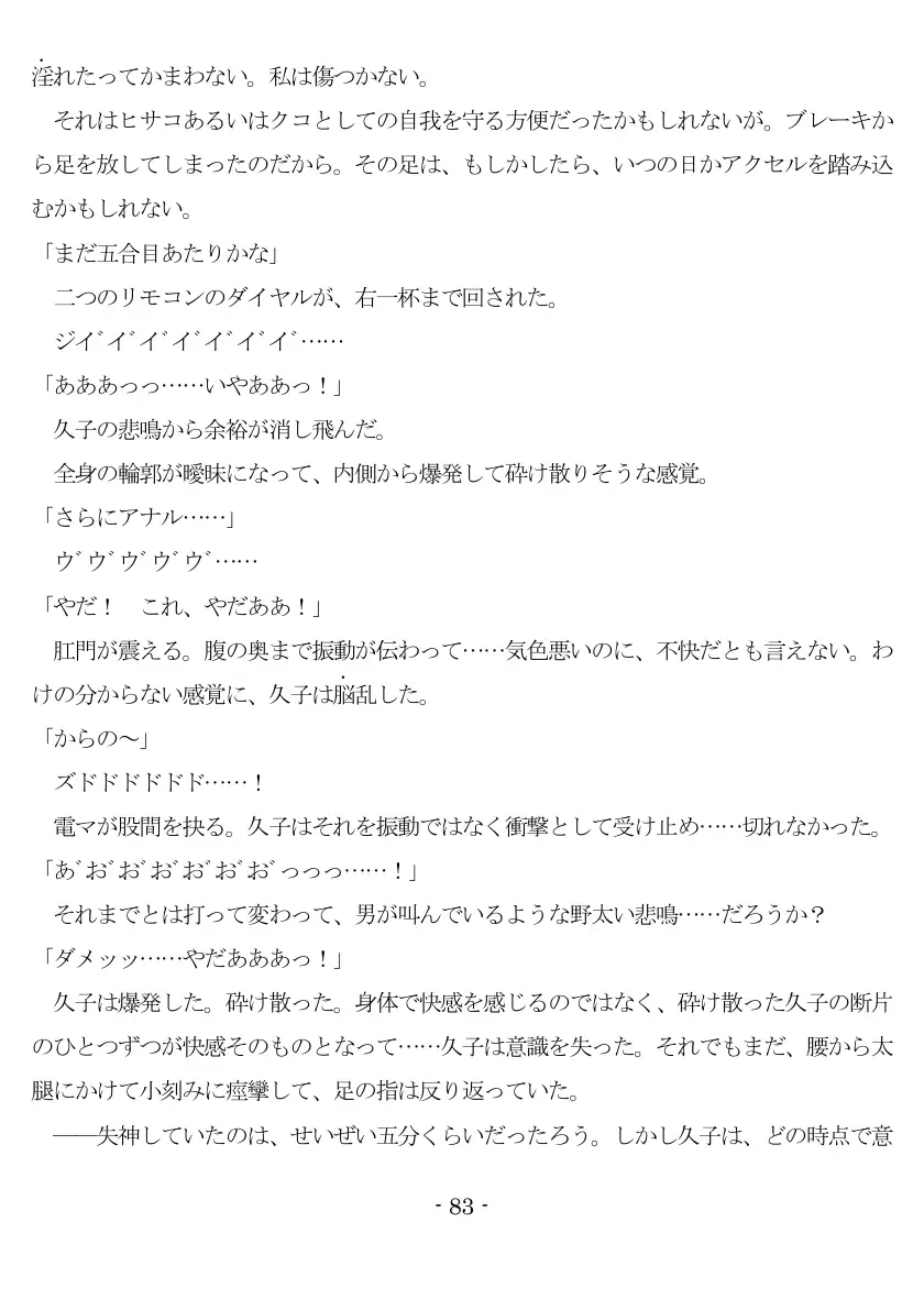 800万円のDVR:1淫虐調教編 84ページ