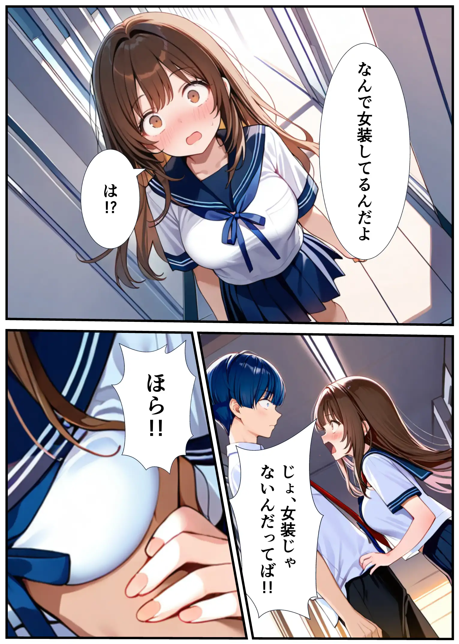 女体化したので大好きだった親友を寝取った話 20ページ