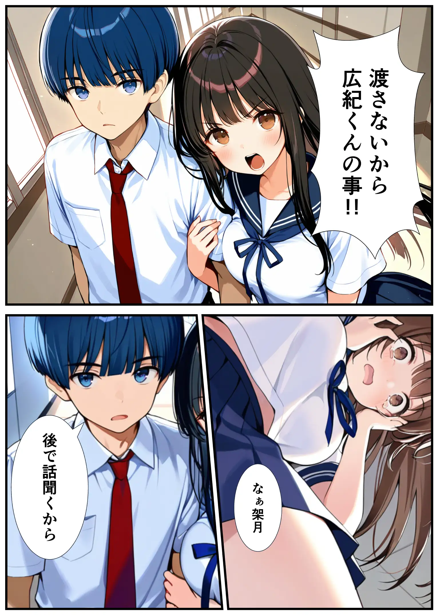 女体化したので大好きだった親友を寝取った話 23ページ