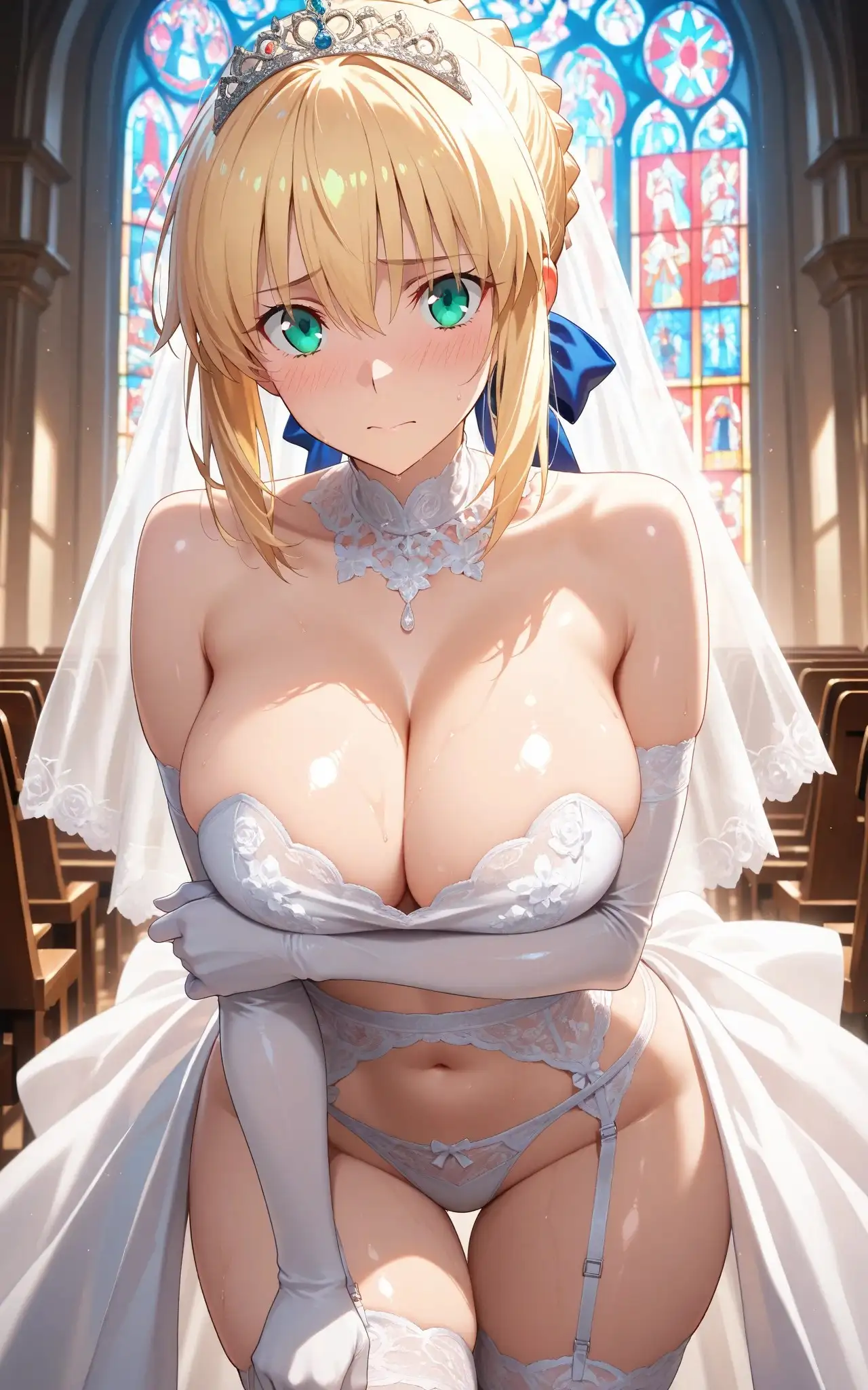 【発情ヒロイン】Fa☆e セイバー編 4ページ