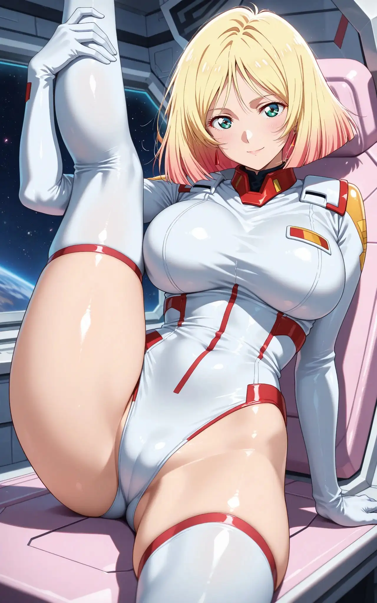 【発情美少女】機動戦士ガ☆ダム セイラ ☆ス編 9ページ