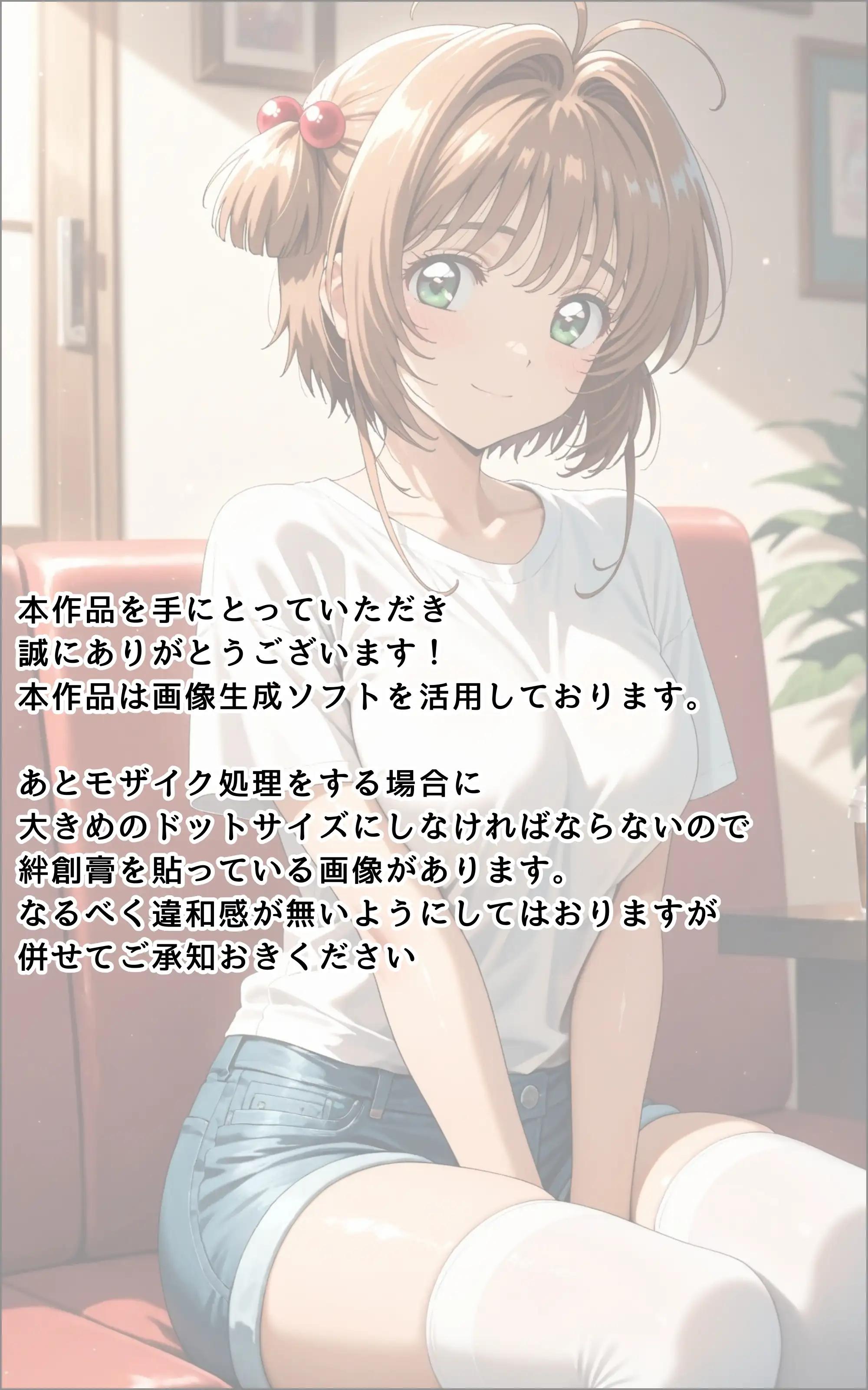 【発情美少女】カードキ〇プターさくら  木之〇桜 室内イチャイチャ編 2ページ