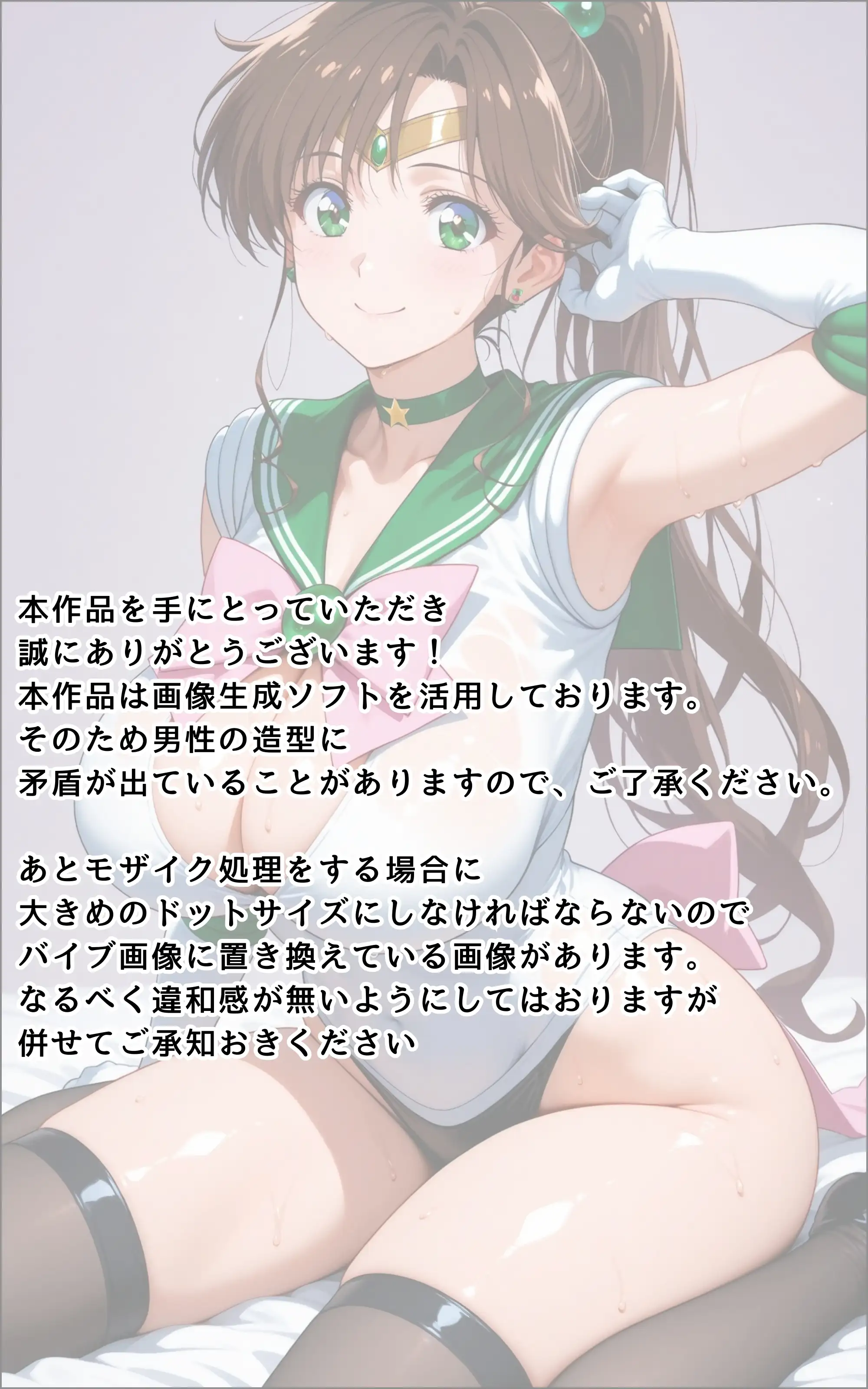 【発情美少女】美少女戦士セーラー〇ーン セー〇ージュピター編 2ページ