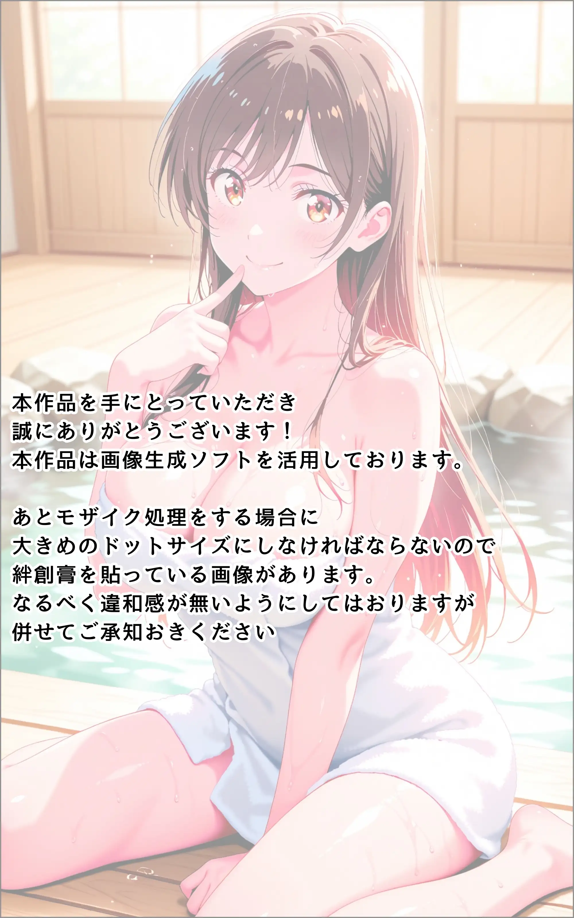 【発情美少女】彼女、お借りし〇す 水〇千鶴  温泉編 2ページ