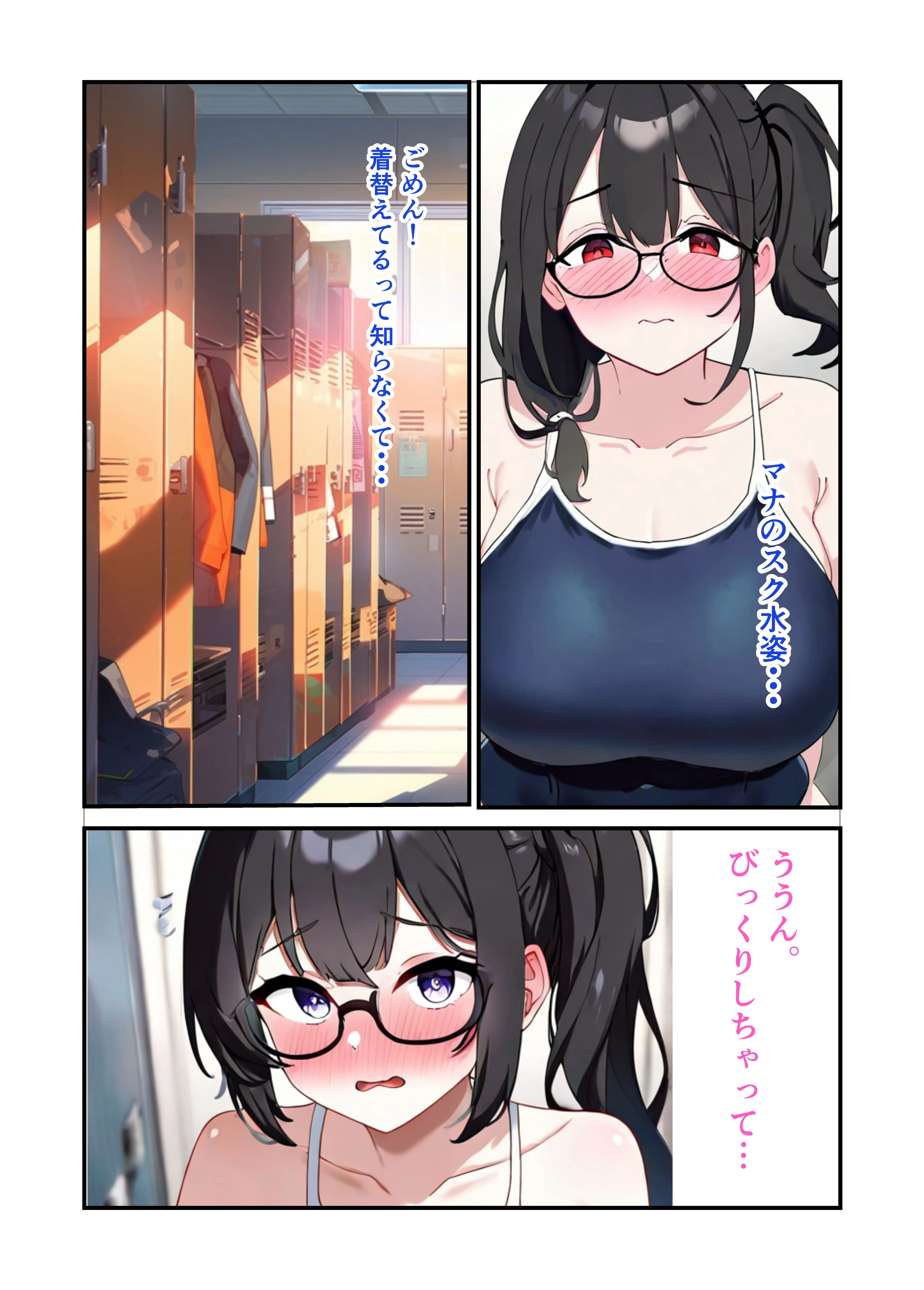 スク水の君と両想い記念日 2ページ