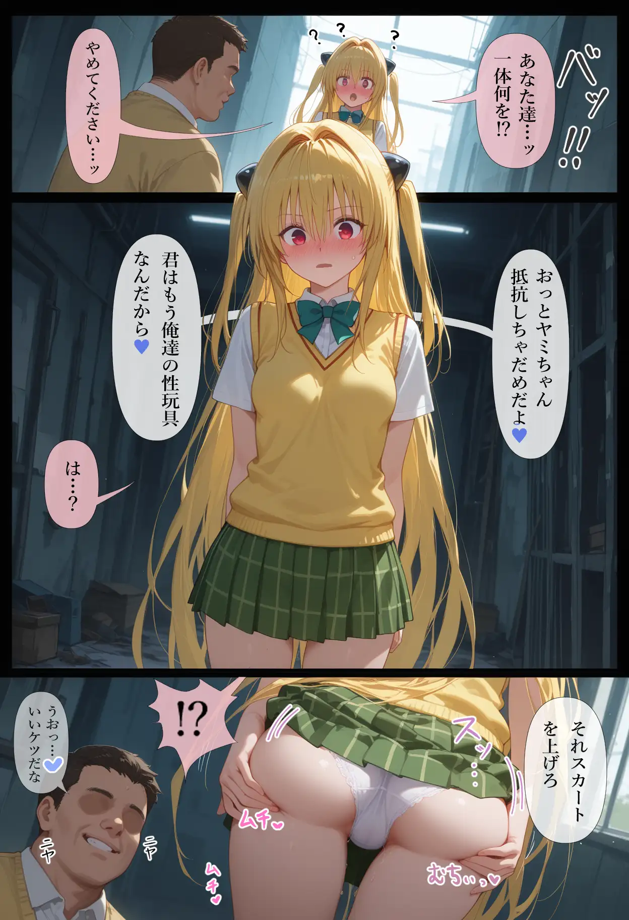 凌●召喚  召喚ヒロインには人権が無いので好き放題●されました〜金●の闇編〜 3ページ