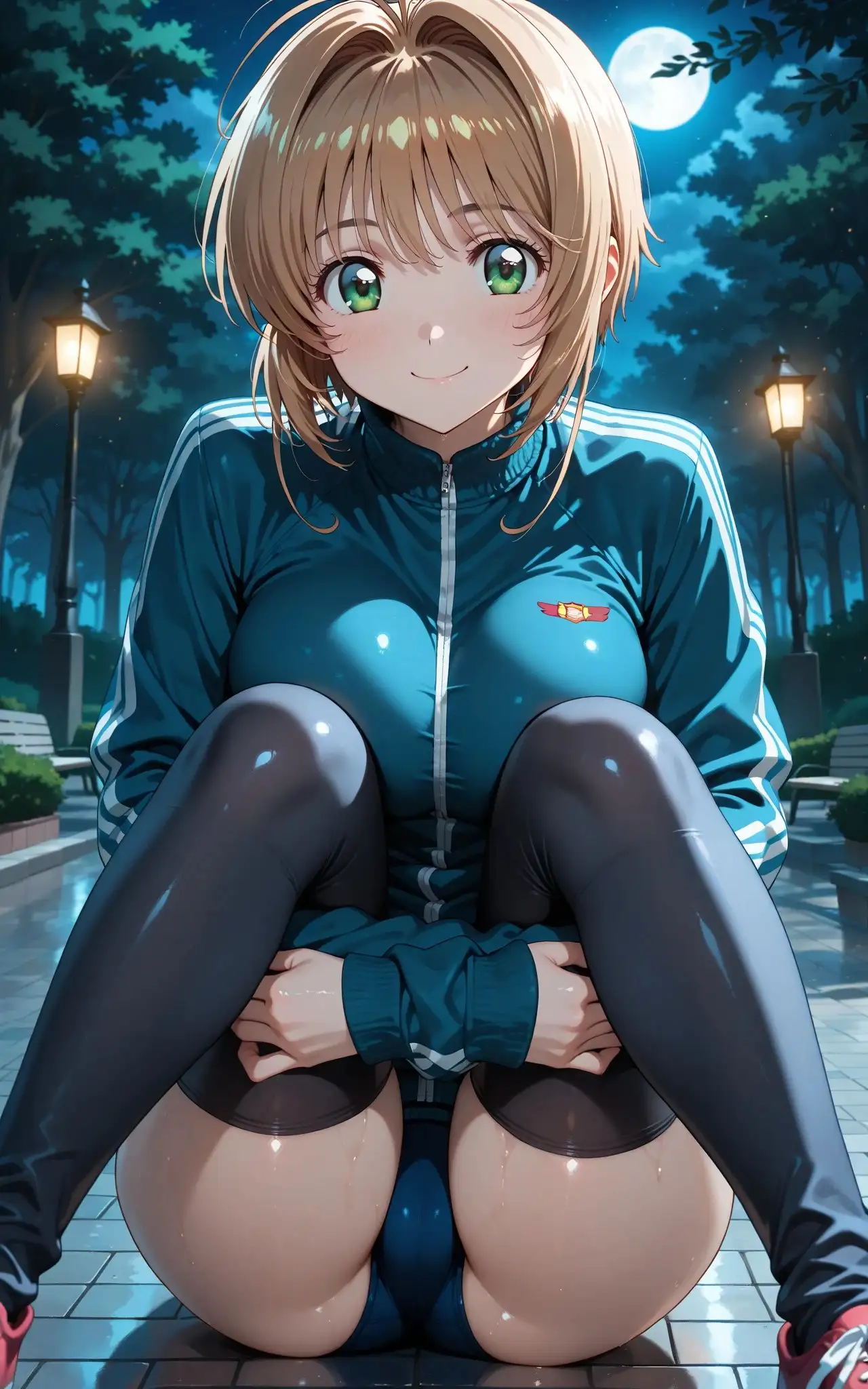 【発情ヒロイン】カードキ〇プターさくら 木〇本桜 屋外ブルマ編 4ページ