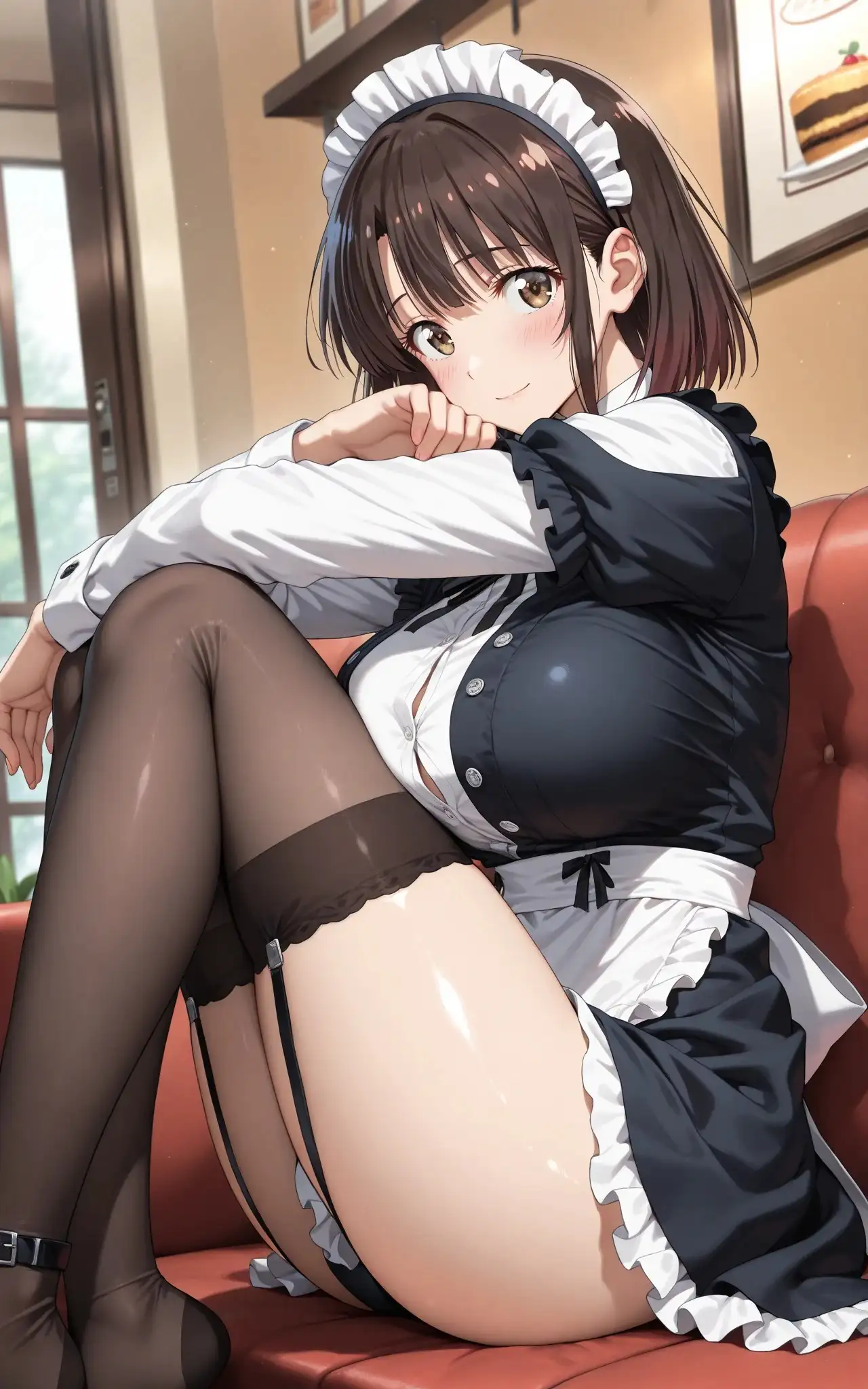 【発情ヒロイン】冴えない彼女〇育てかた  加〇恵  メイド編 6ページ