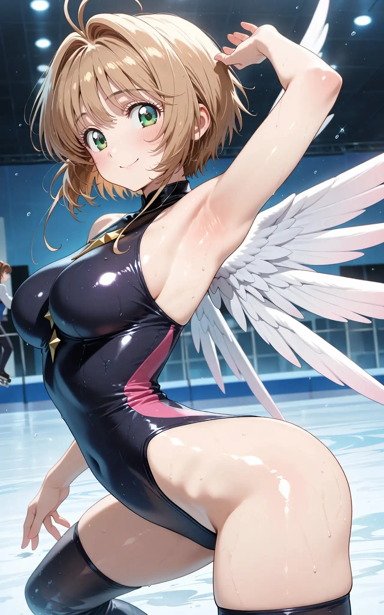 【発情ヒロイン】カードキ〇プターさくら フィギュアスケート性指導編 5ページ