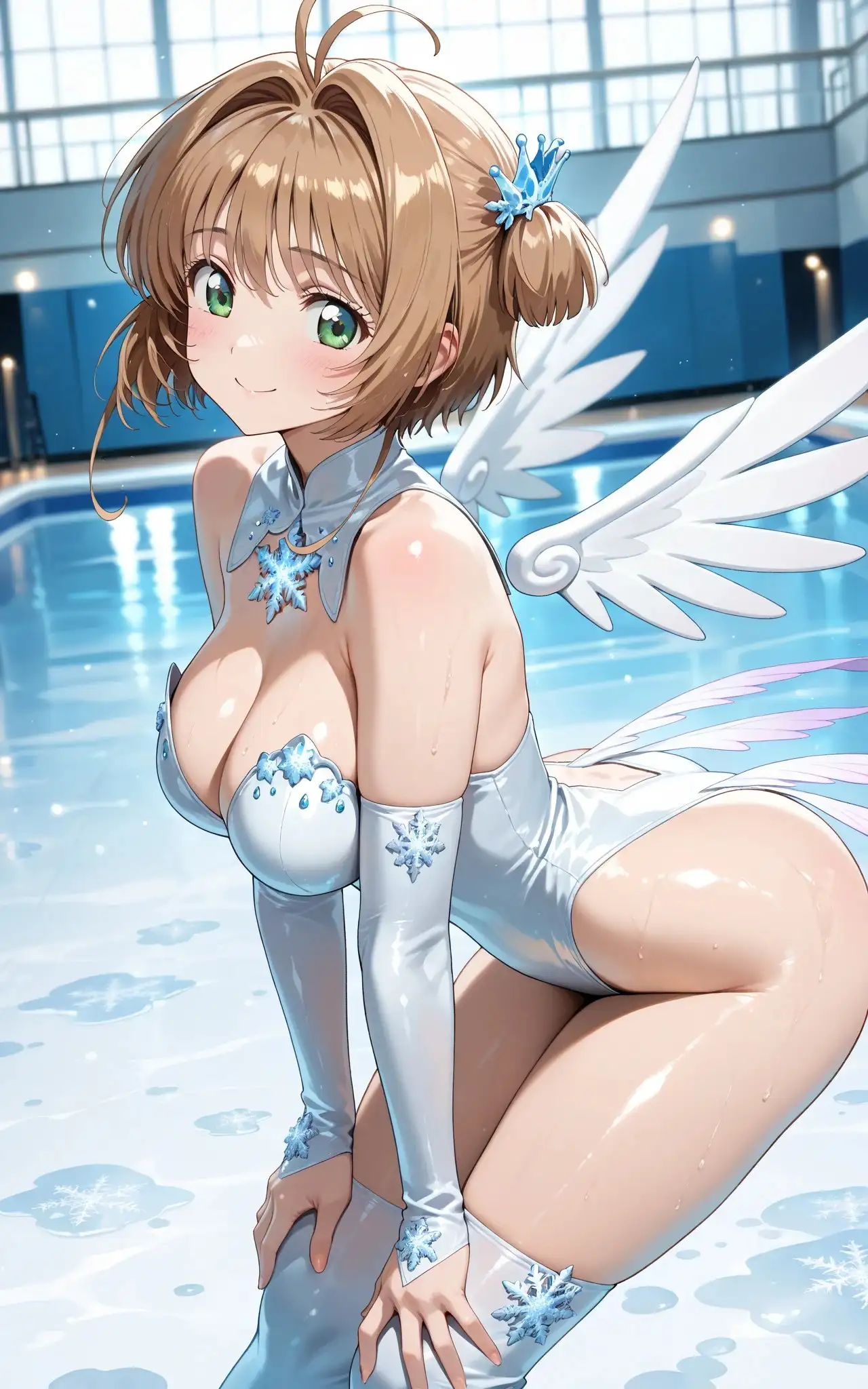 【発情ヒロイン】カードキ〇プターさくら フィギュアスケート性指導編 7ページ