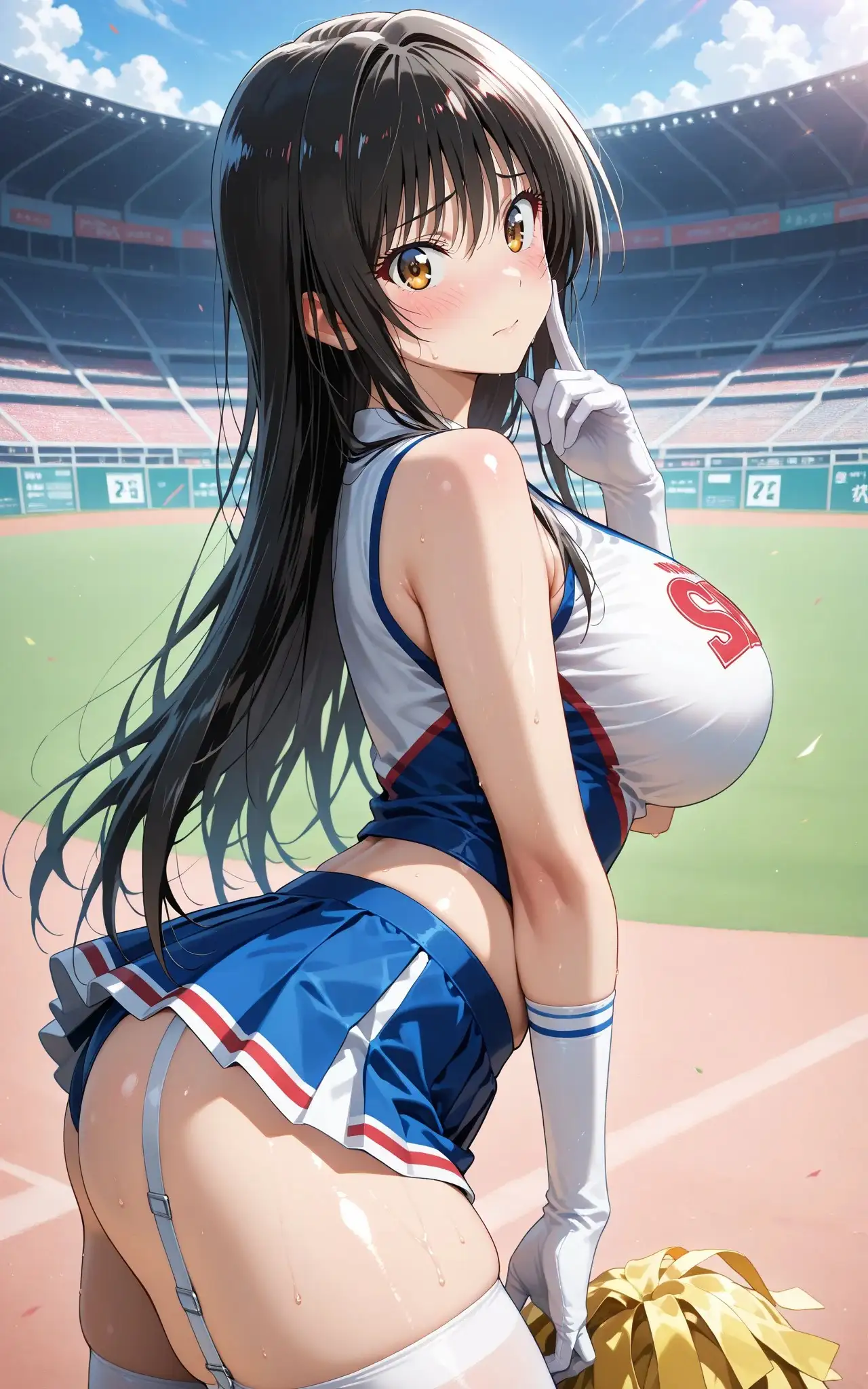 【発情ヒロイン】To L☆VEる -とらぶる- 古☆川唯  チアガール調教編 3ページ