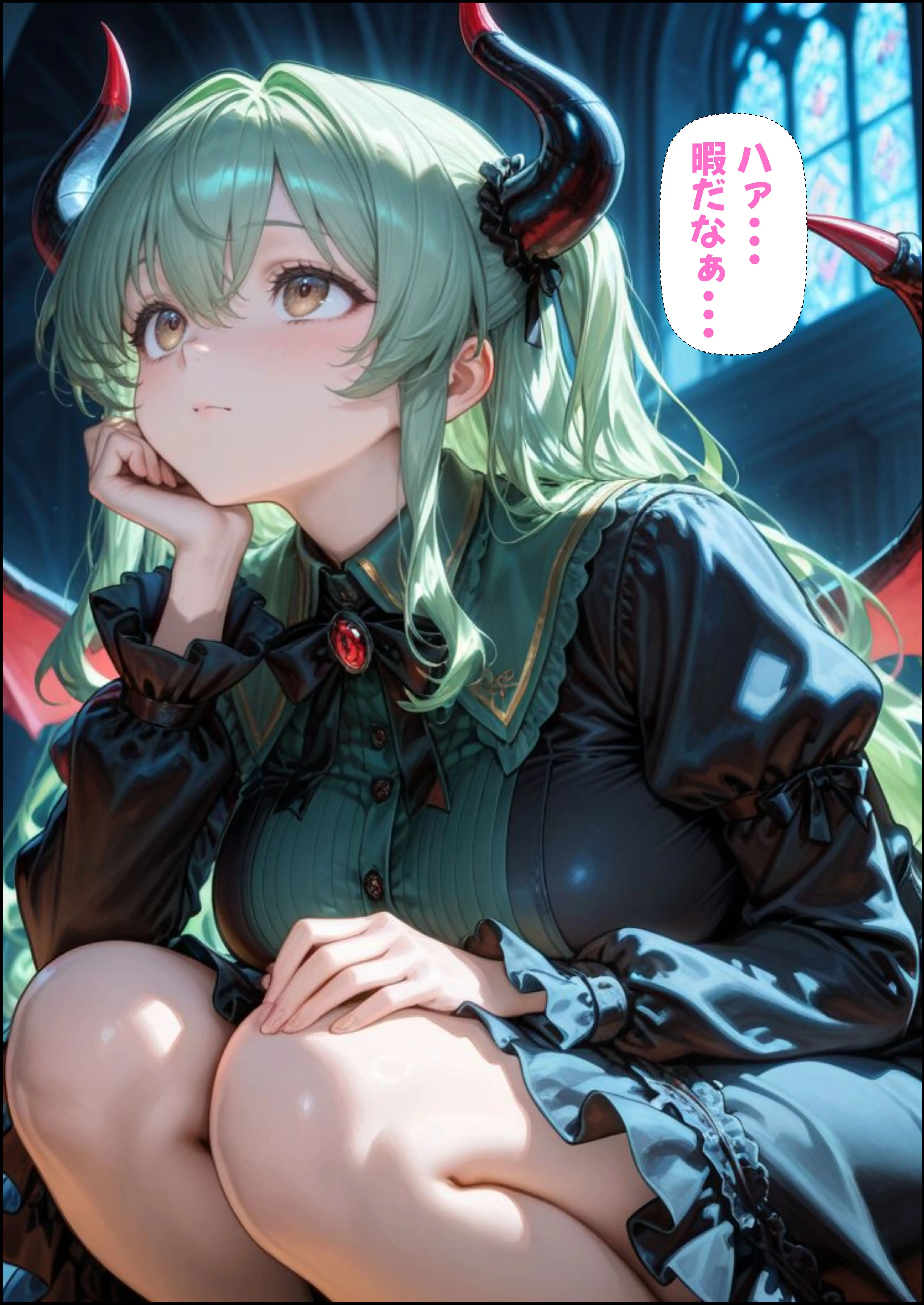 小生意気なサキュバスを騙し討ち種付け教育した件 1ページ