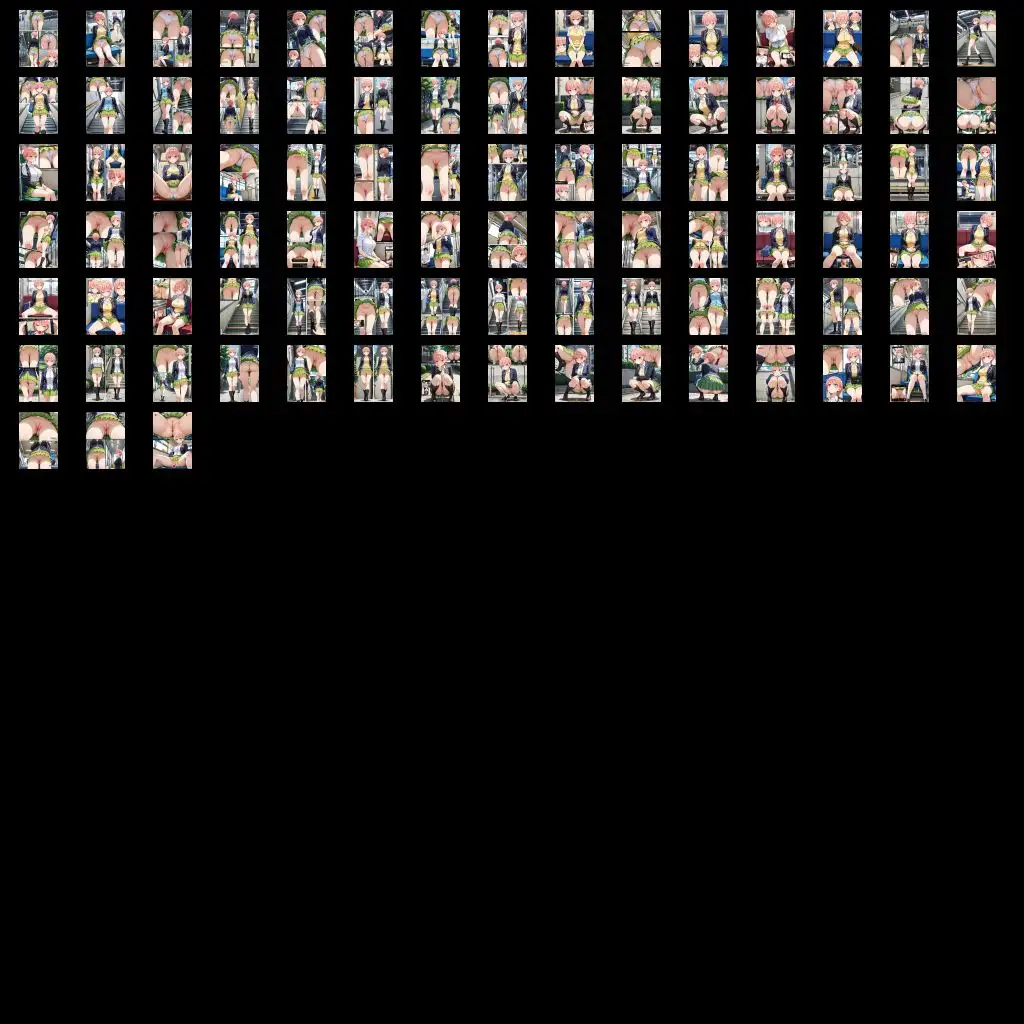 スカート内盗撮、野ション風3【五つ子風】 4ページ