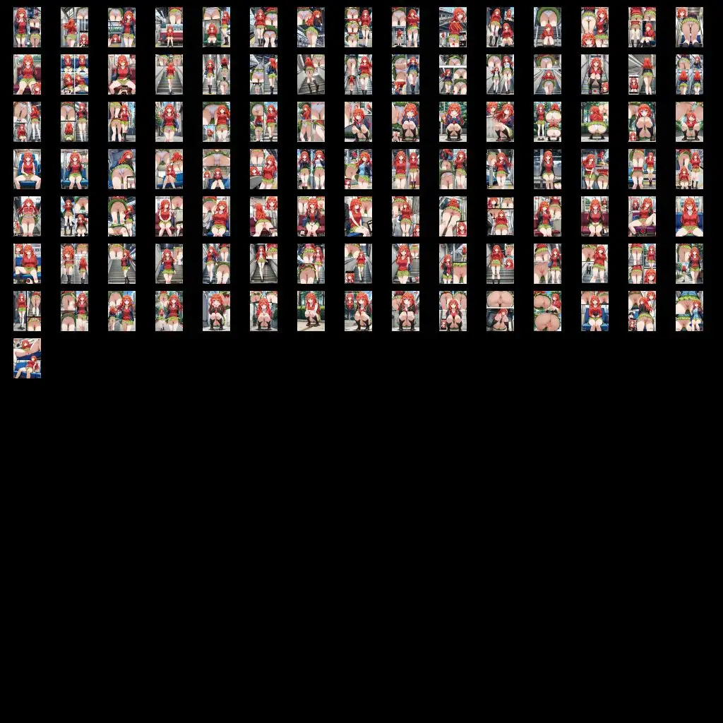 スカート内盗撮、野ション風3【五つ子風】 20ページ