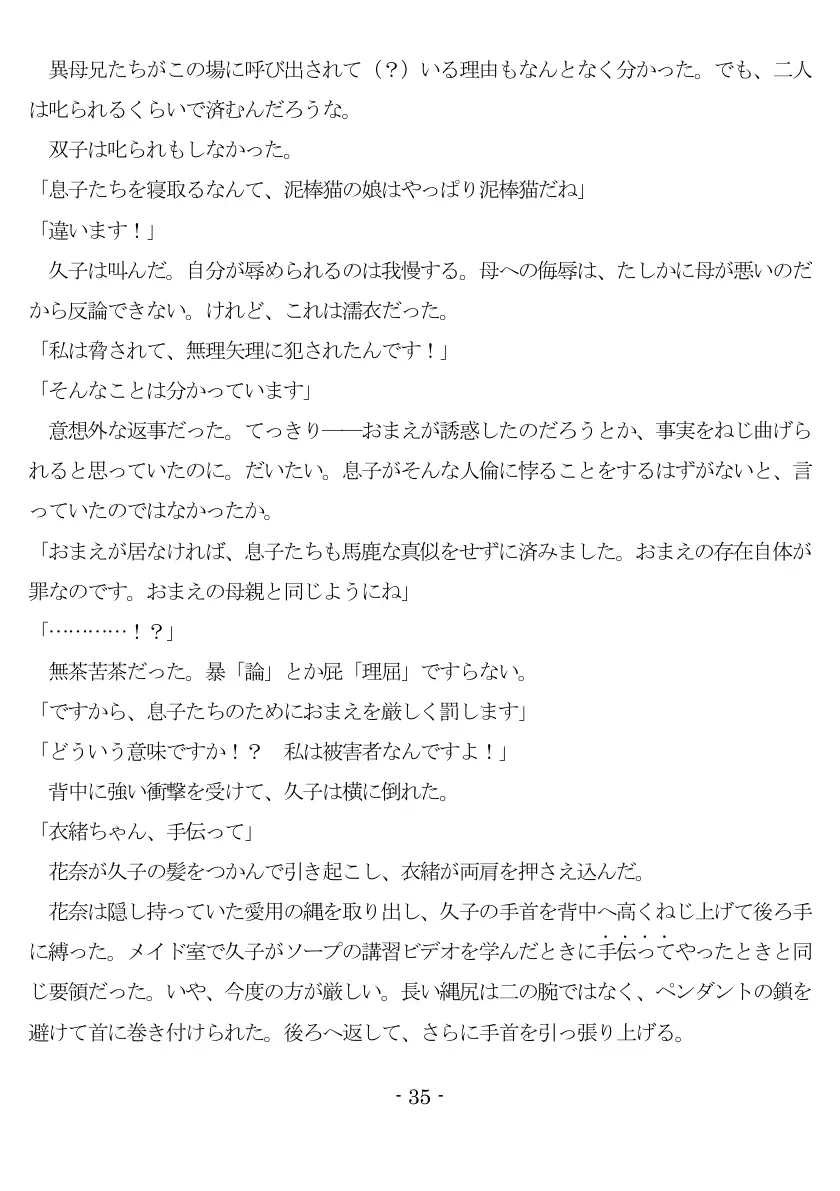800万円のDVR:2酷虐使役編 36ページ