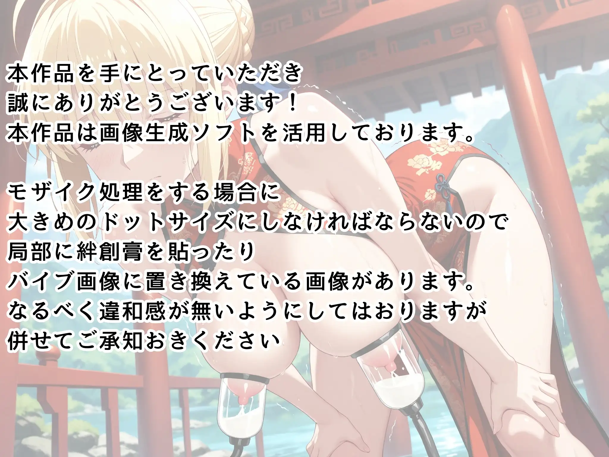 【発情ヒロイン】Fate/st●y night  セイ●ー  ノーパンチャイナ服編 2ページ