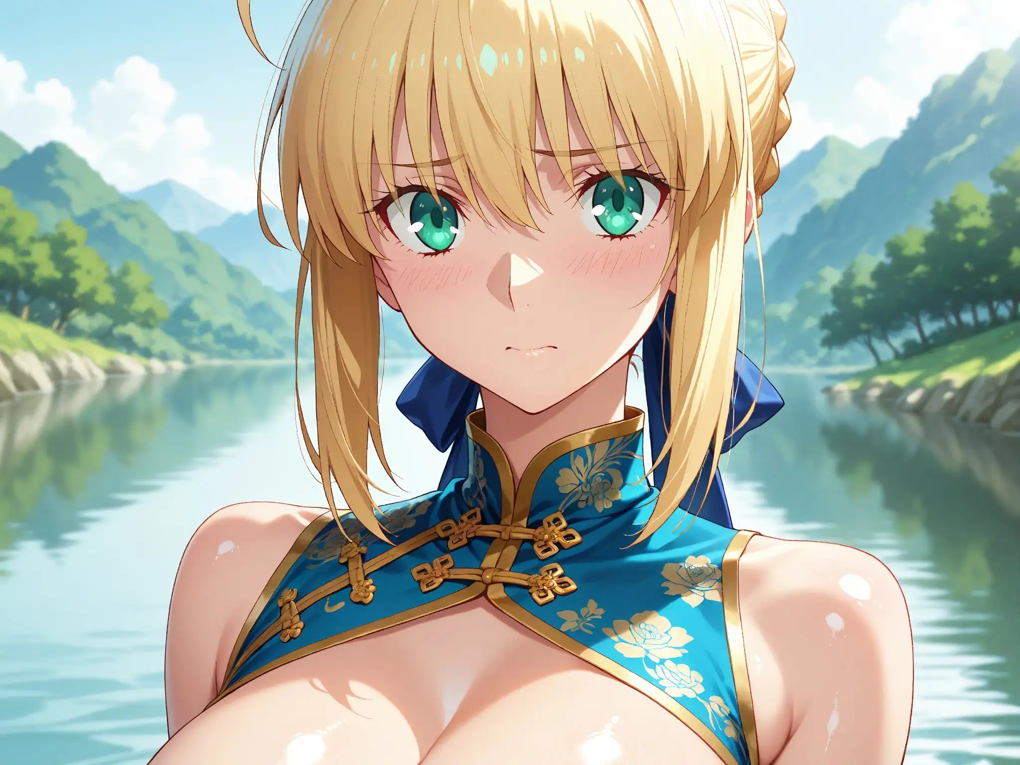 【発情ヒロイン】Fate/st●y night  セイ●ー  ノーパンチャイナ服編 14ページ