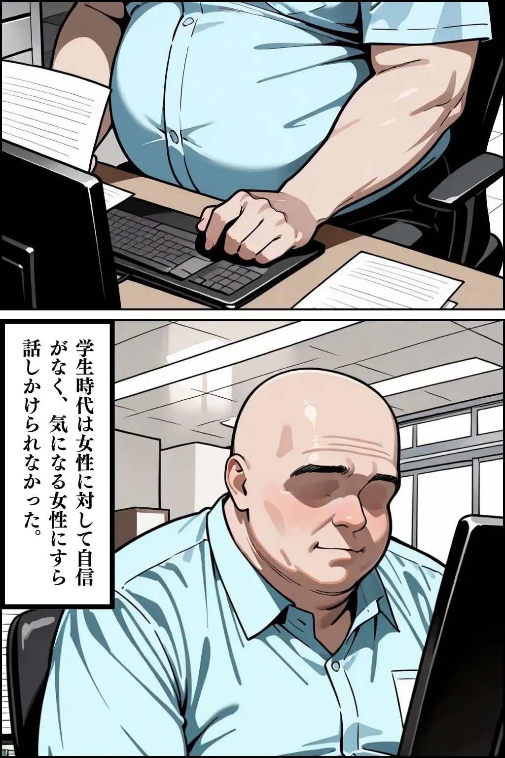 憧れのアノ娘。仕事中にメス堕ち 2ページ