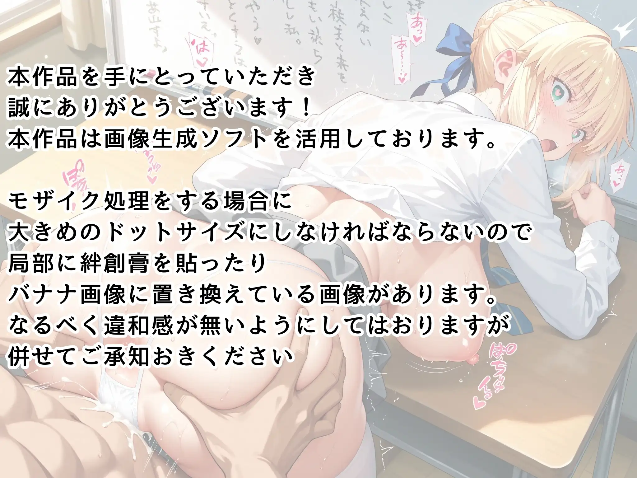 【発情ヒロイン】Fate/st●y night  セイ●ー  制服SEX編 2ページ