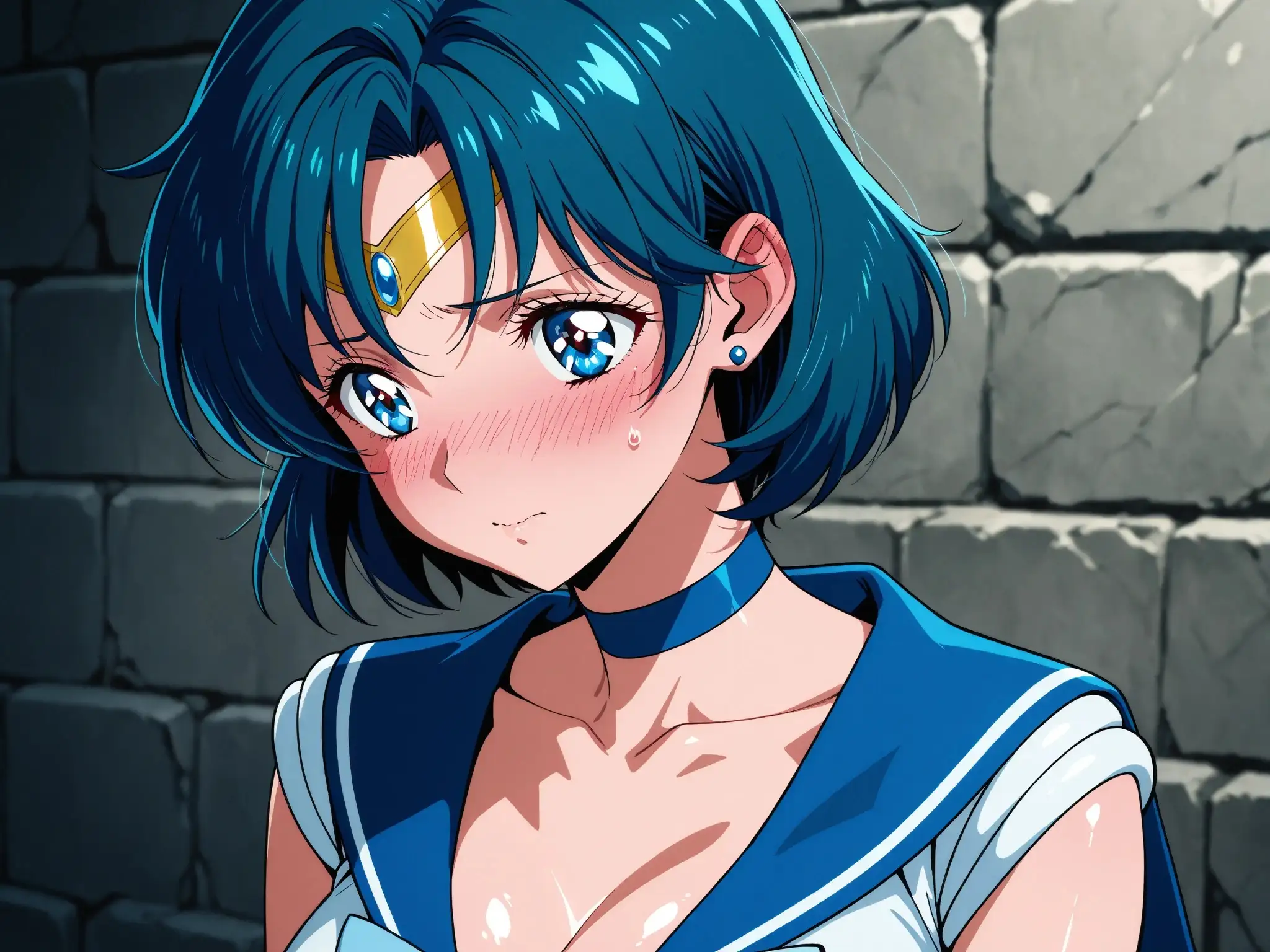 【発情ヒロイン】美少女戦士セー●ーマーキュリー  監獄編 4ページ