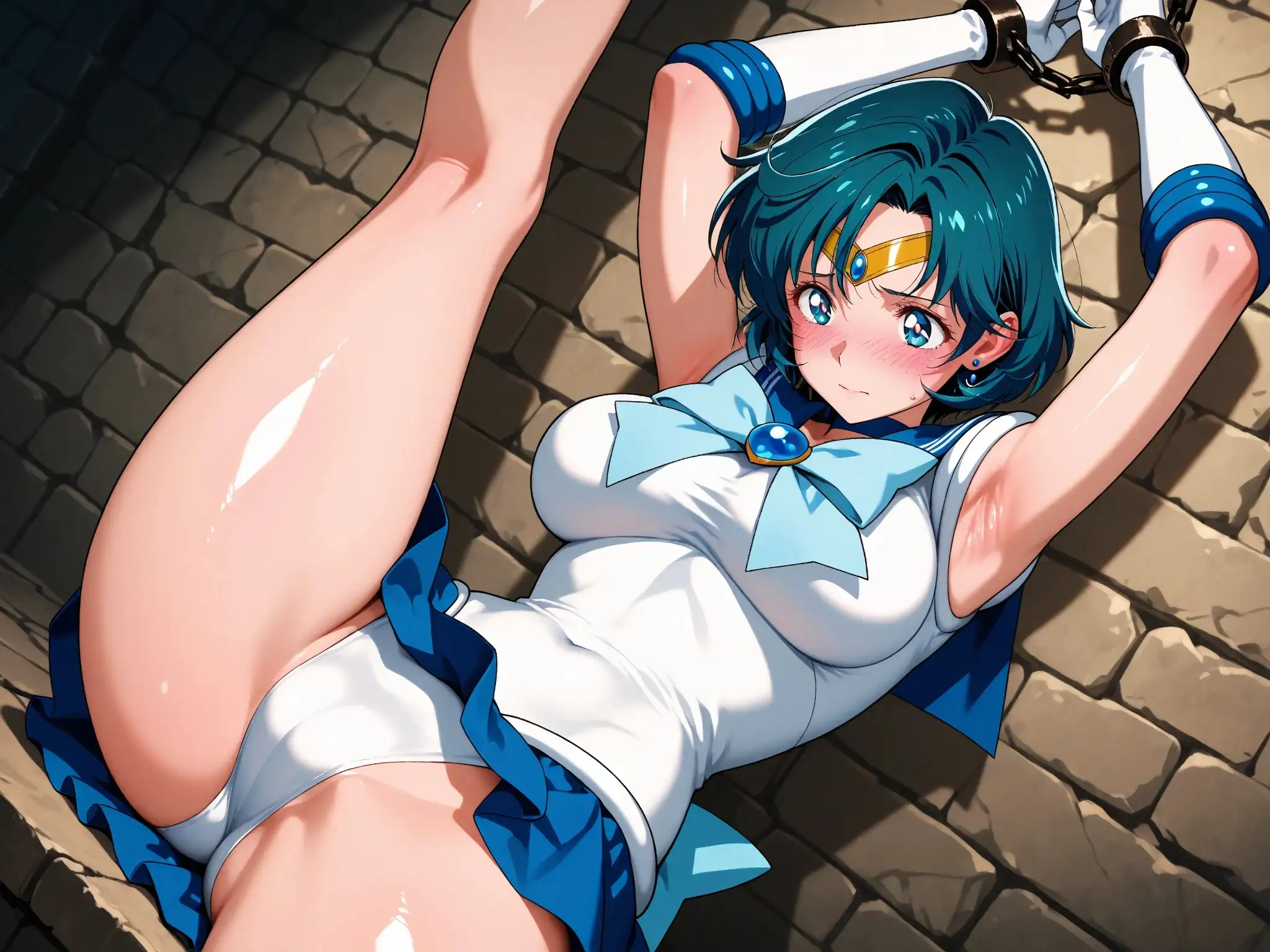 【発情ヒロイン】美少女戦士セー●ーマーキュリー  監獄編 13ページ