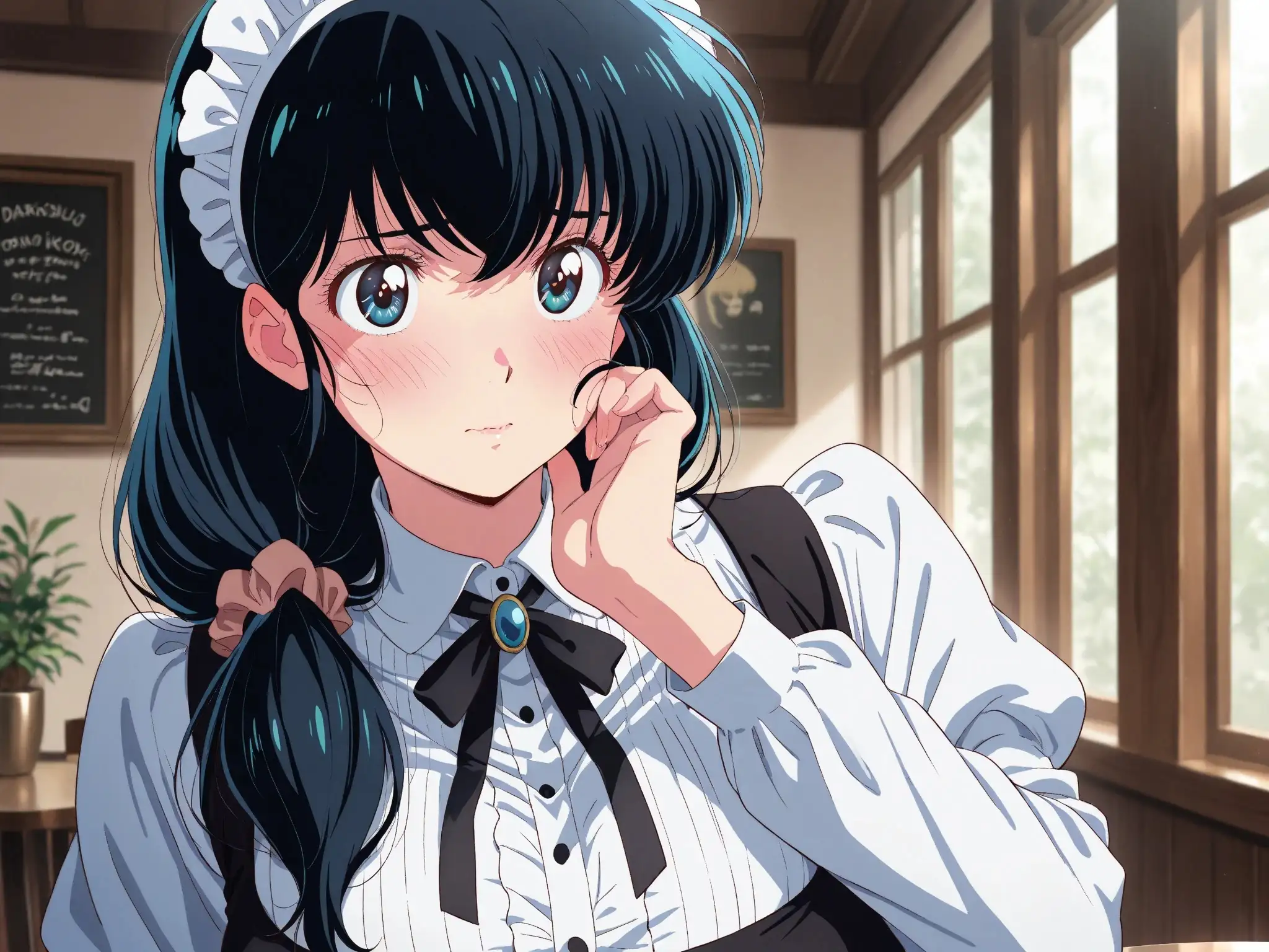 【発情ヒロイン】めぞん●刻  音●響子（管理人さん） メイド服編 4ページ