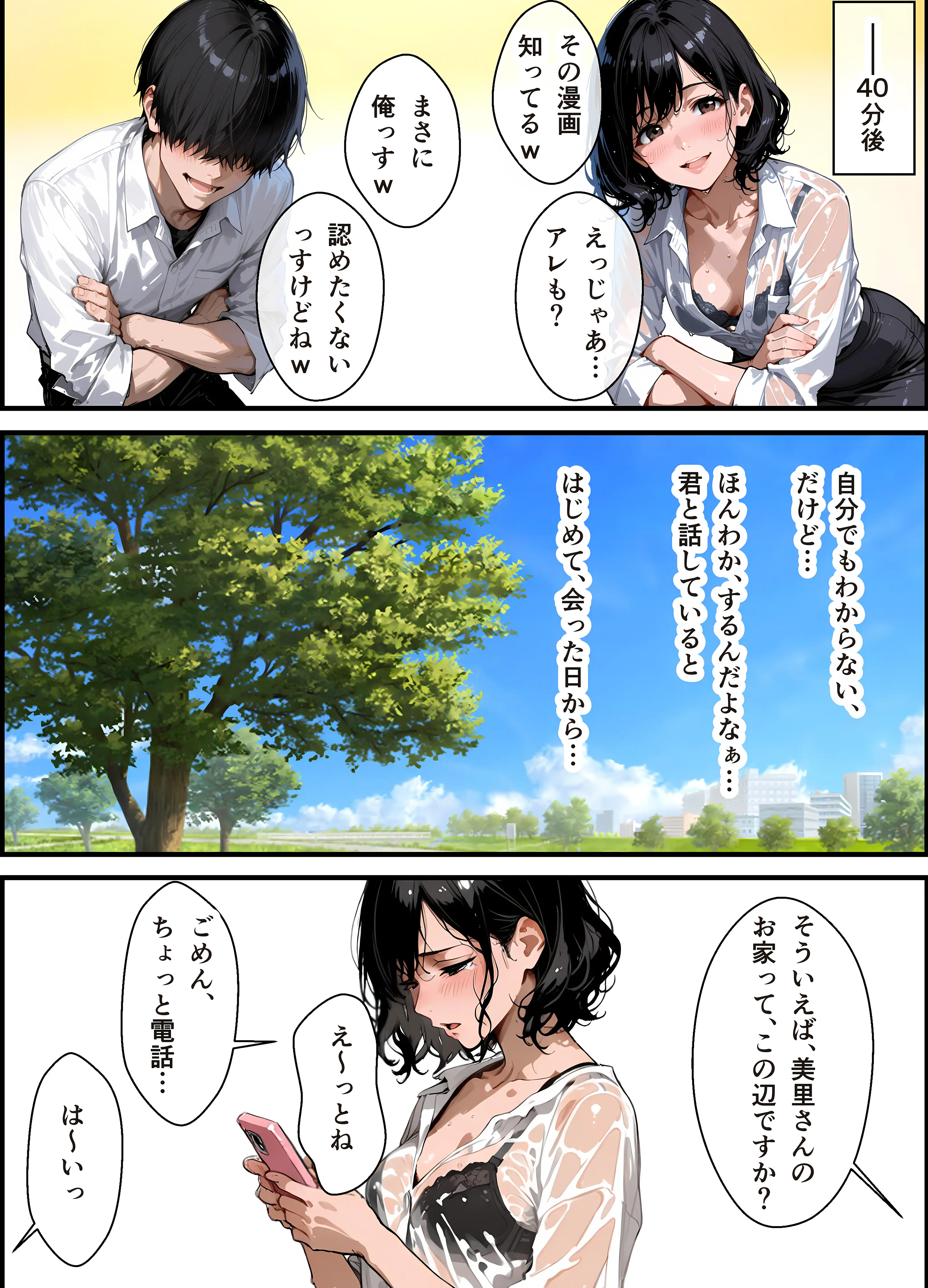 バイト先の濡れ美乳人妻（37）は、あの夜の甘Sセックスで脳イキ潮吹きアクメを経験してました・NTRを忘れて純愛を知った夏 12ページ