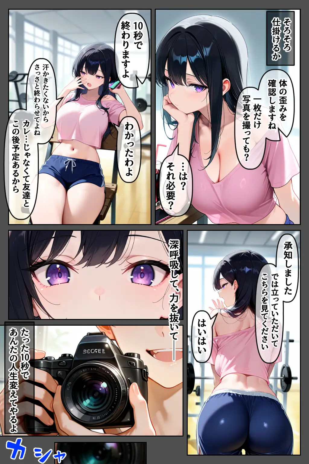 催◯セクササイズジム2〜生意気読モJDに何度も中出しして、わからせアクメNTR生配信〜 6ページ