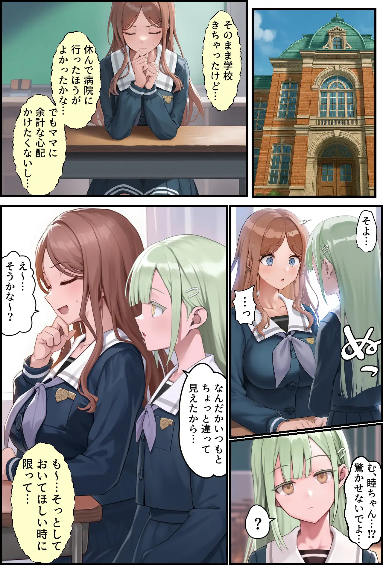 輪沈顎 生えちゃったのでバンドメンバーに処理してもらうお話 4ページ