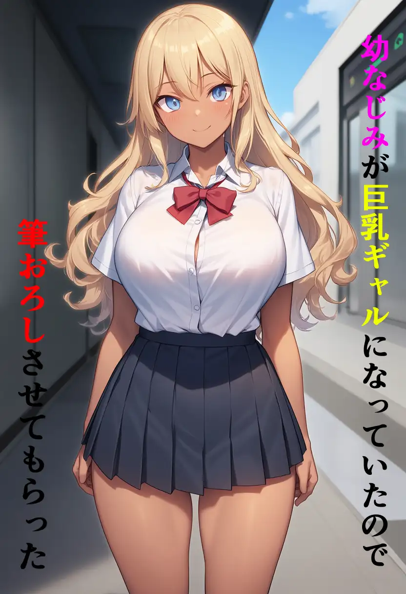 幼なじみが巨乳ギャルになっていたので筆おろしさせてもらった 1ページ