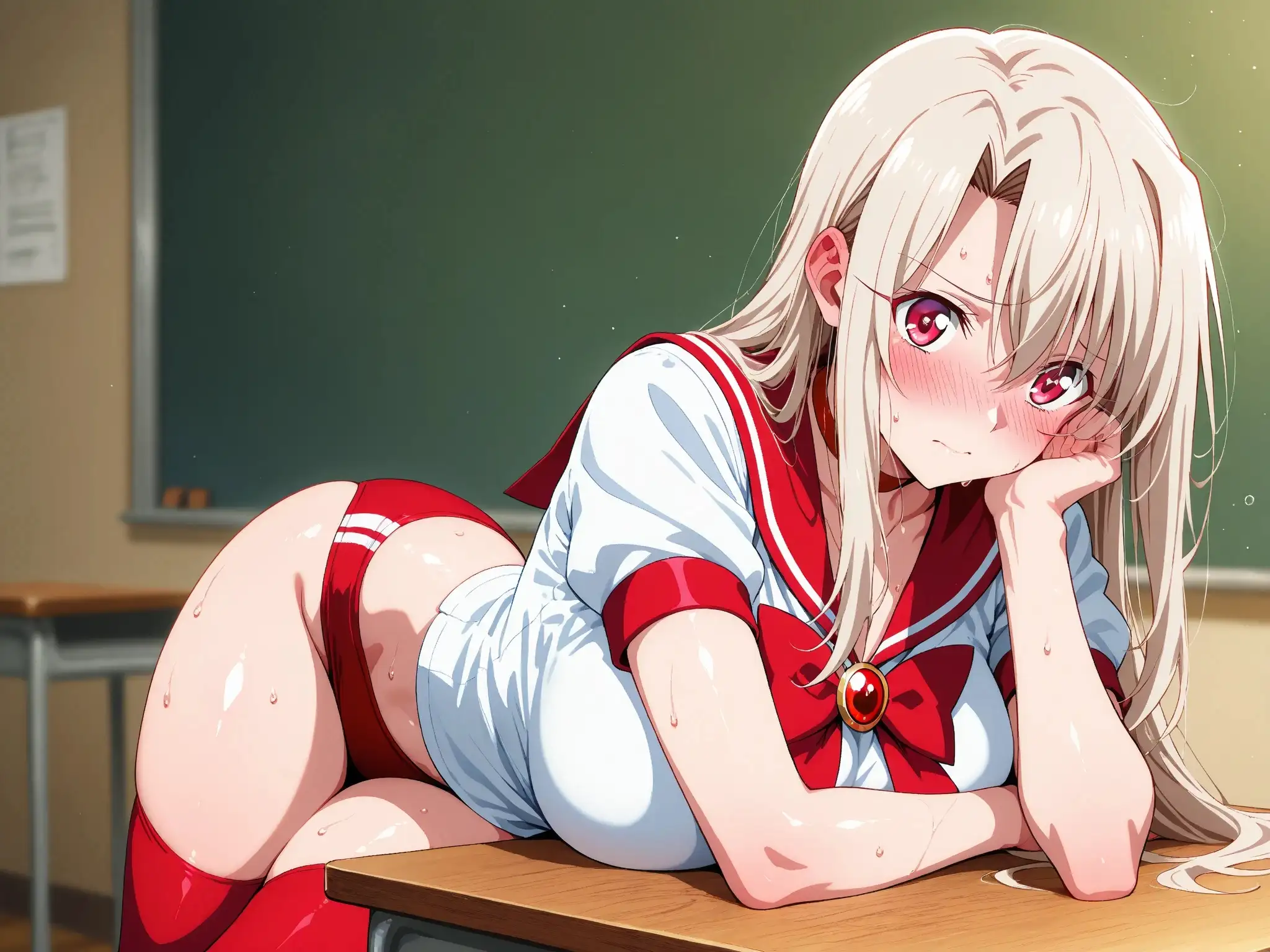 【発情ヒロイン】イリヤ●フィール  セーラーブルマ編 4ページ