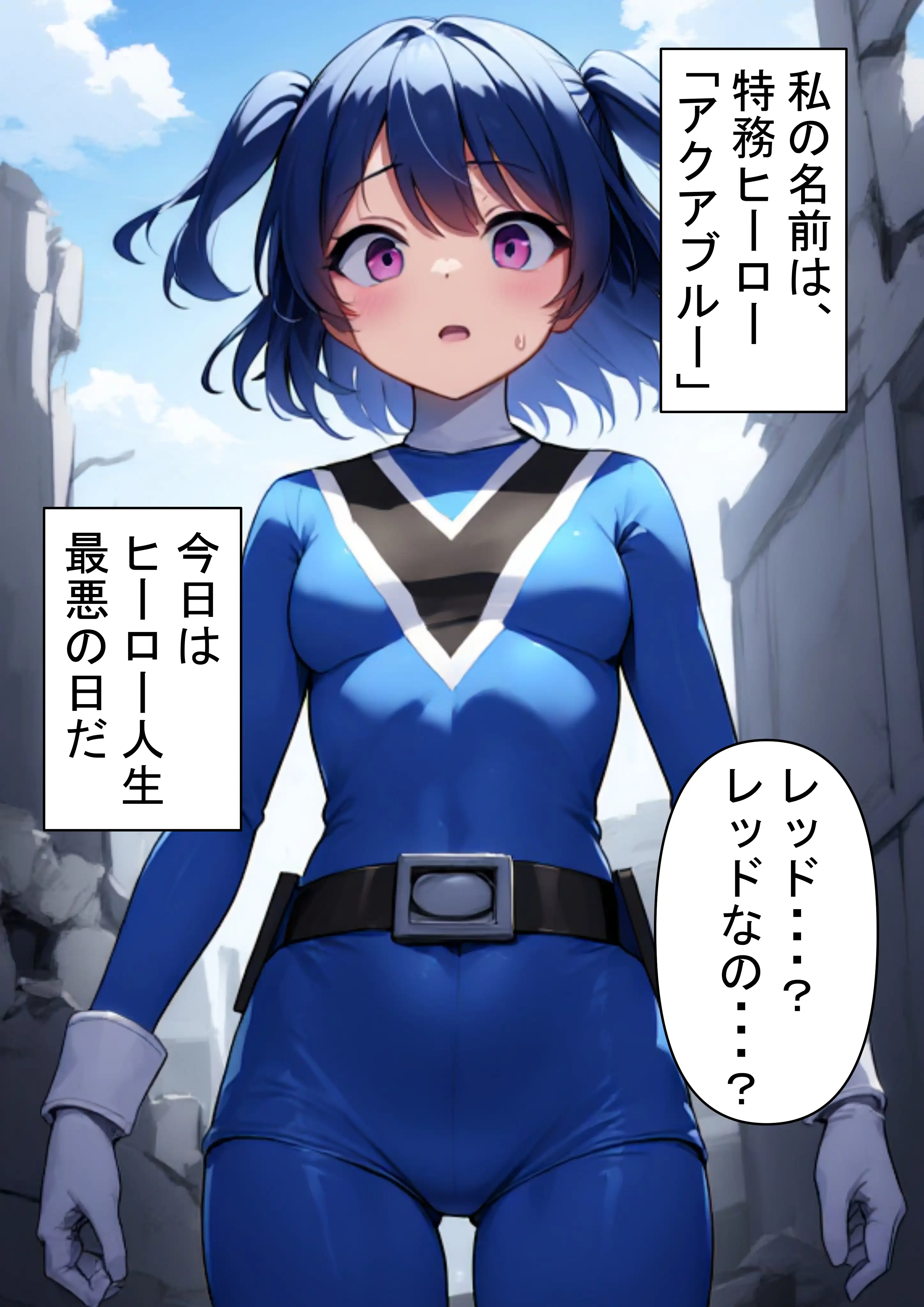 昼はヒーロー、夜はマラマラ怪人2【怪人服なんて着ちゃダメなのに！】 1ページ